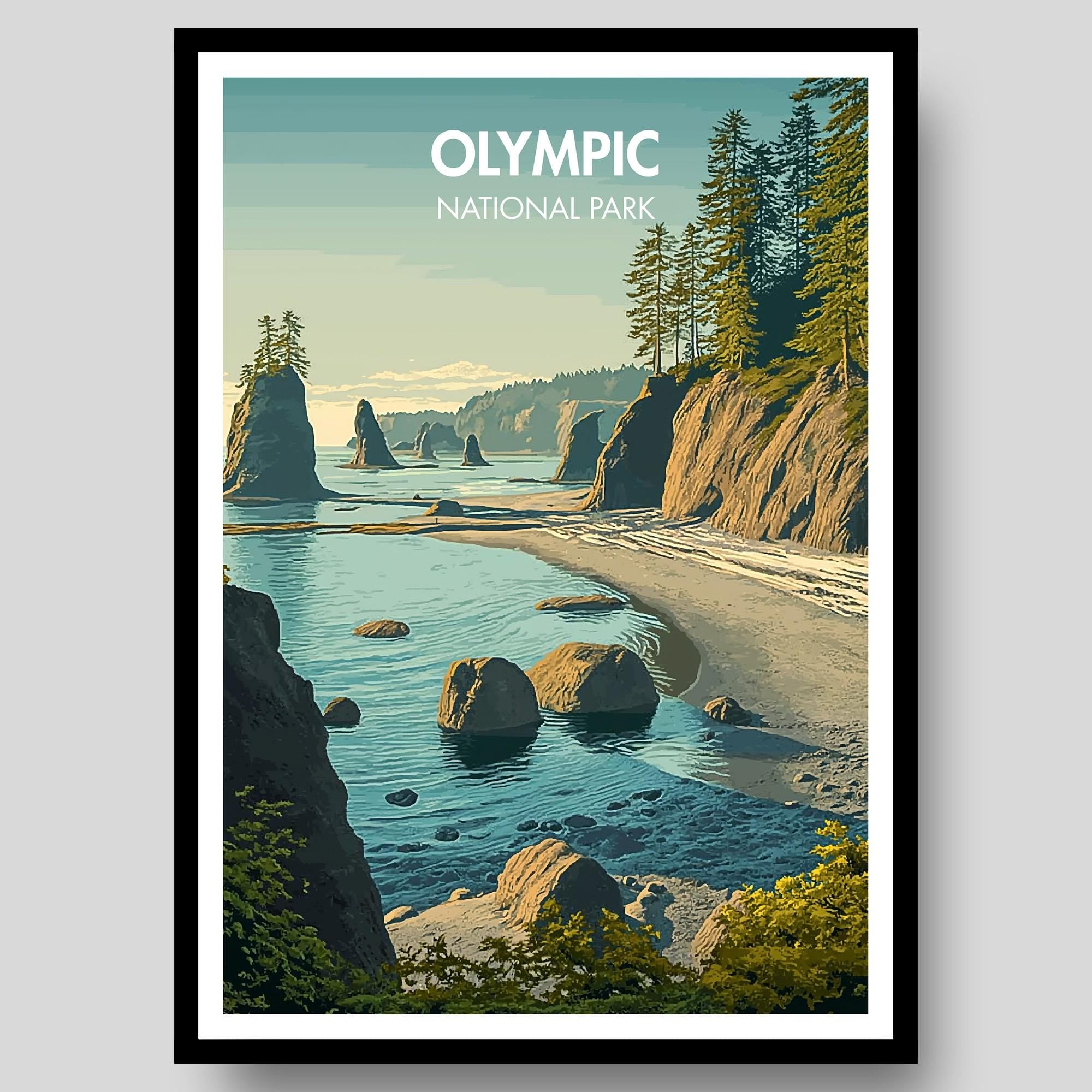 Olympic National Park Poster