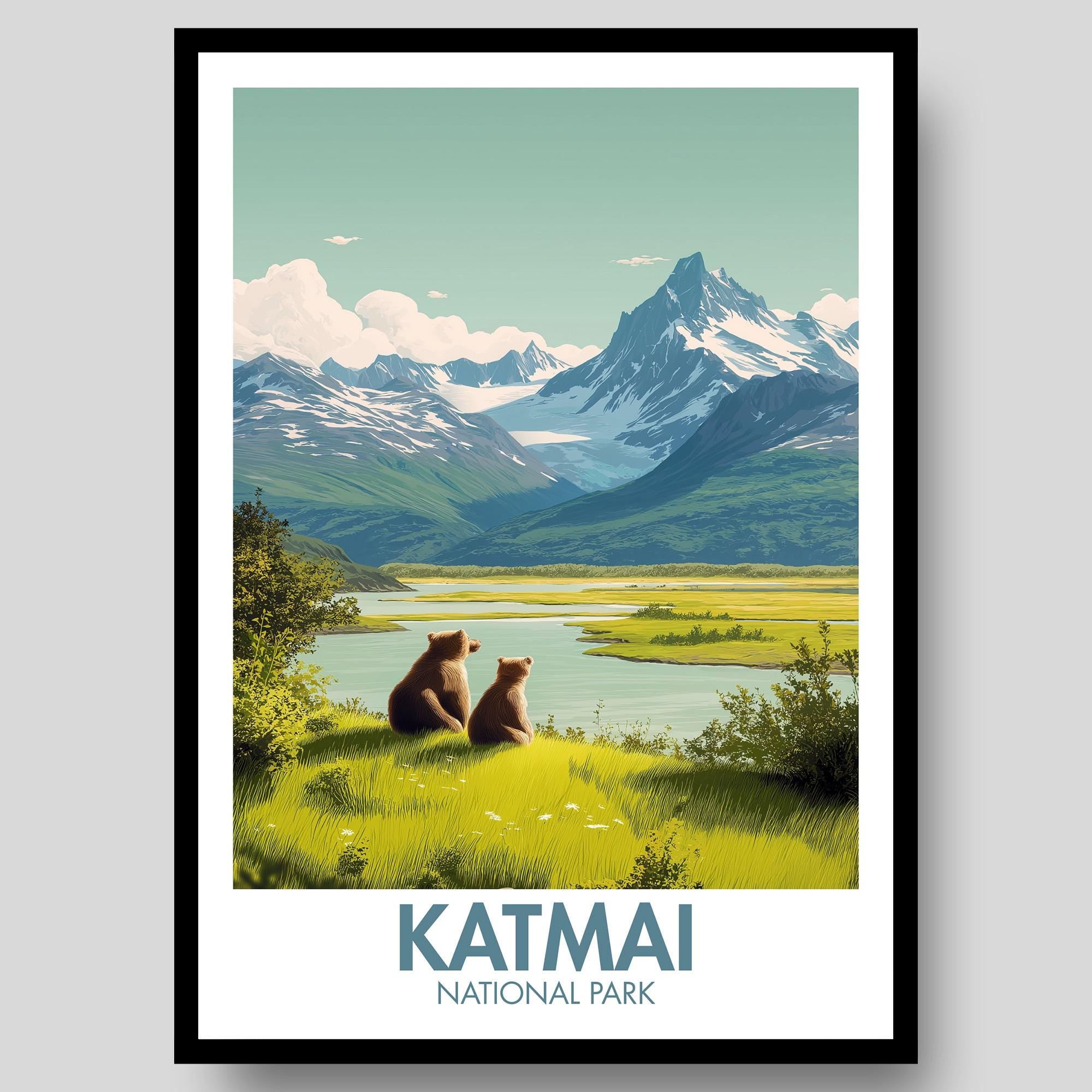 Katmai National Park Poster