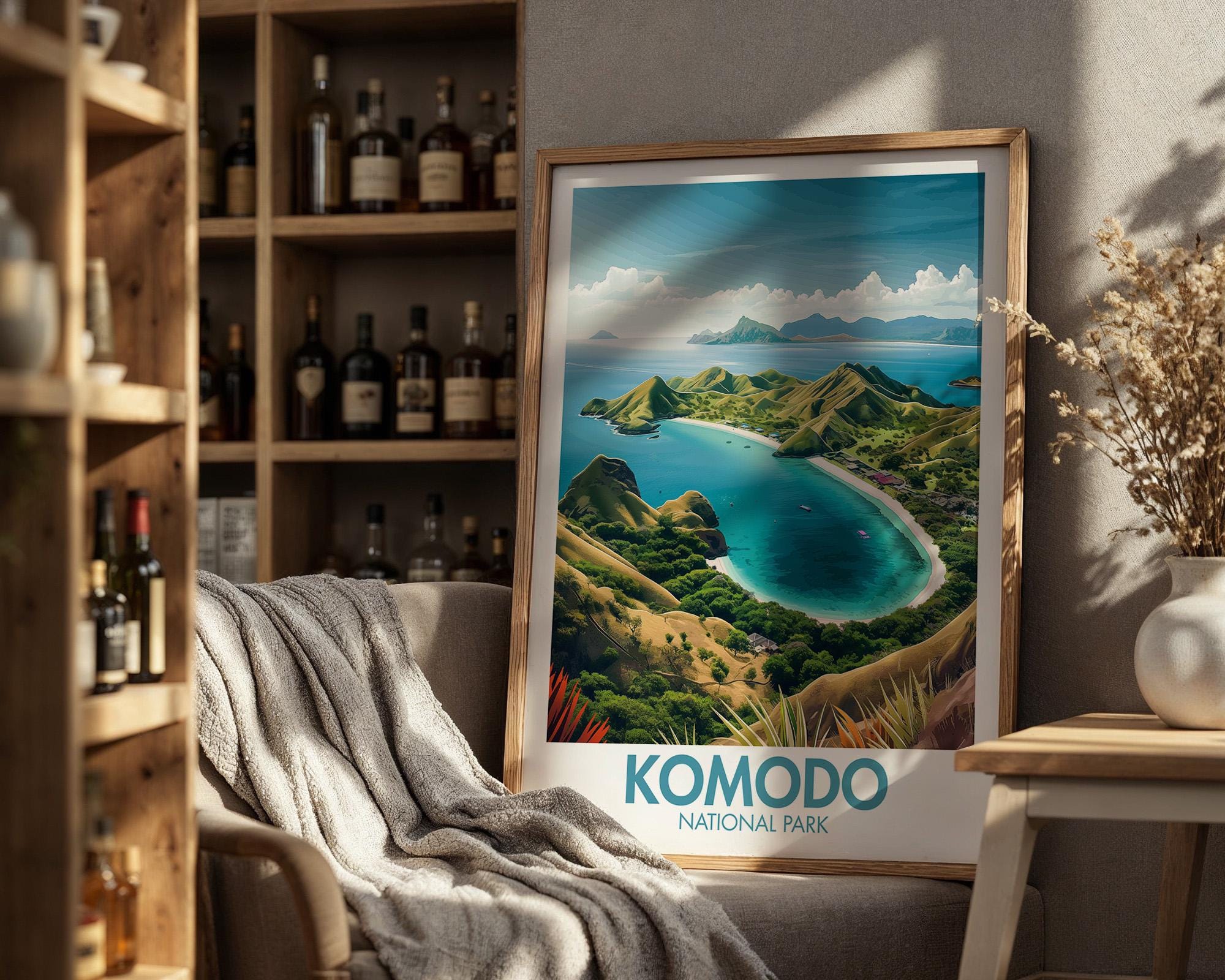 Komodo National Park Poster