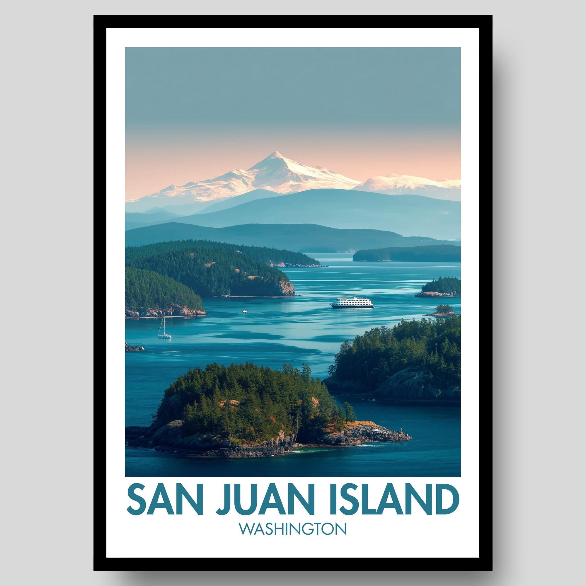 San Juan Island Poster