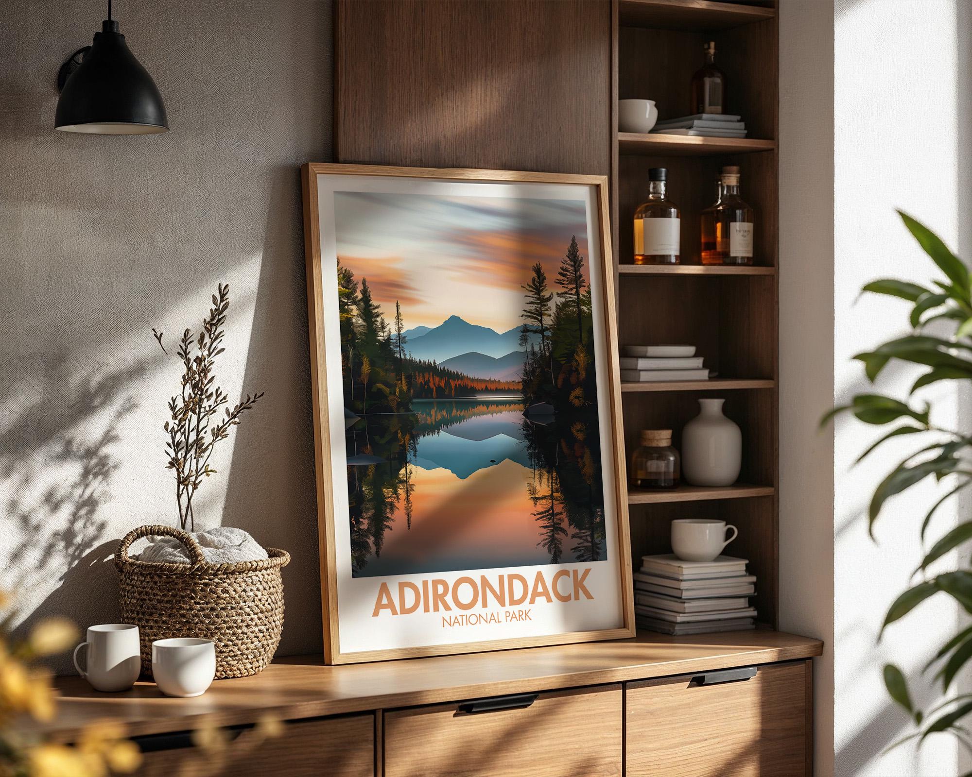 Adirondacks National Park Poster