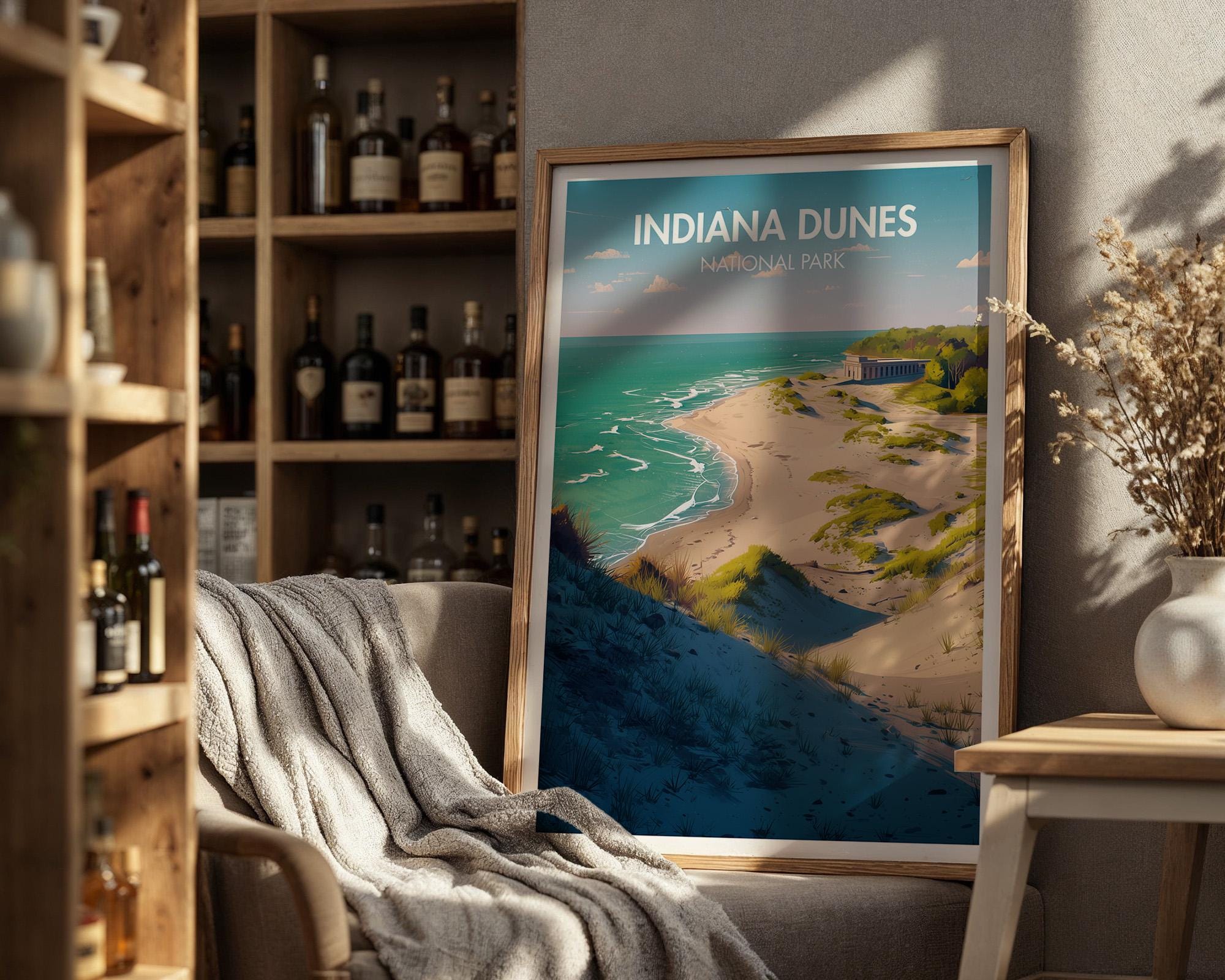 Indiana Dunes Poster