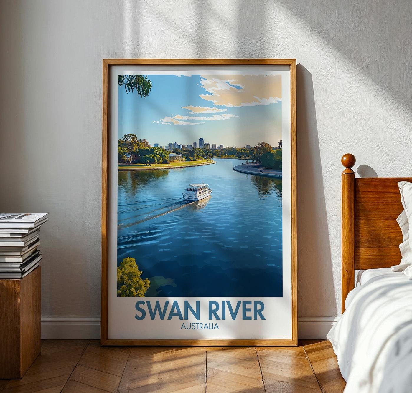 Swan River Poster