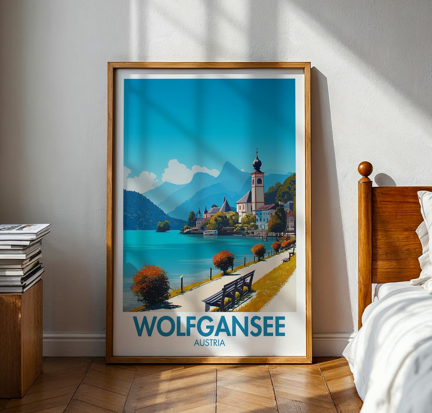 Wolfgangsee Poster