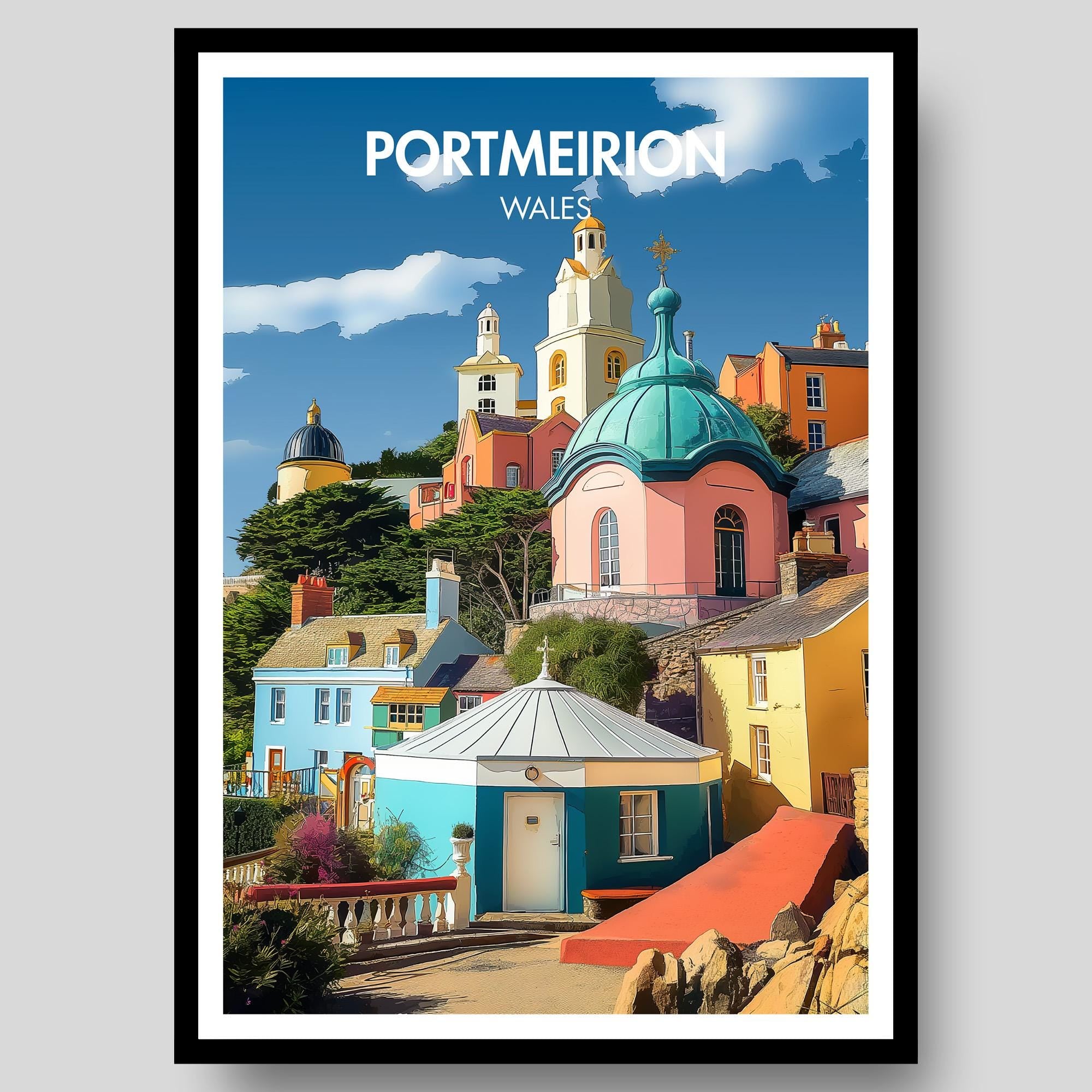 Portmeirion Poster