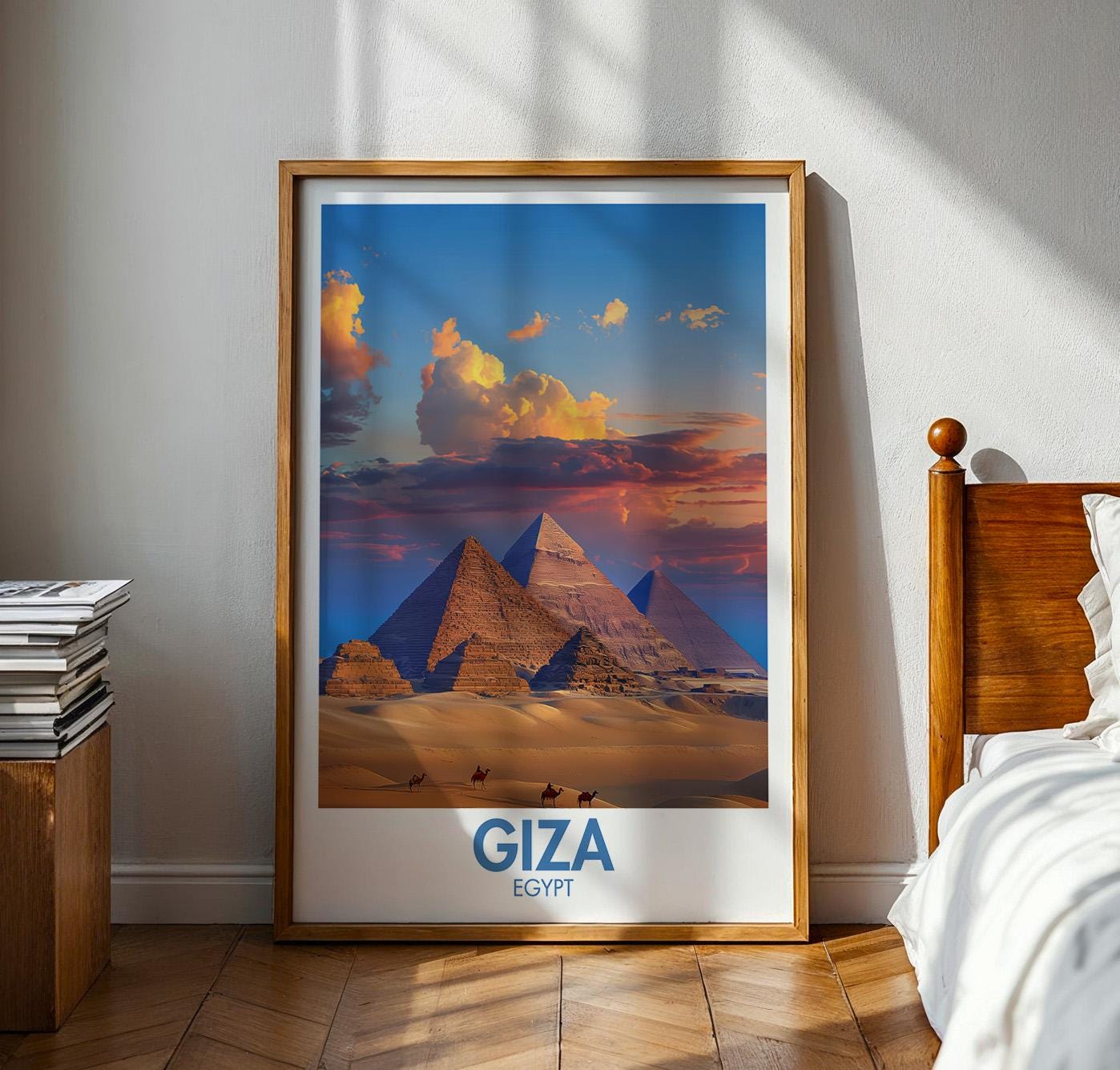 Giza Pyramids Poster