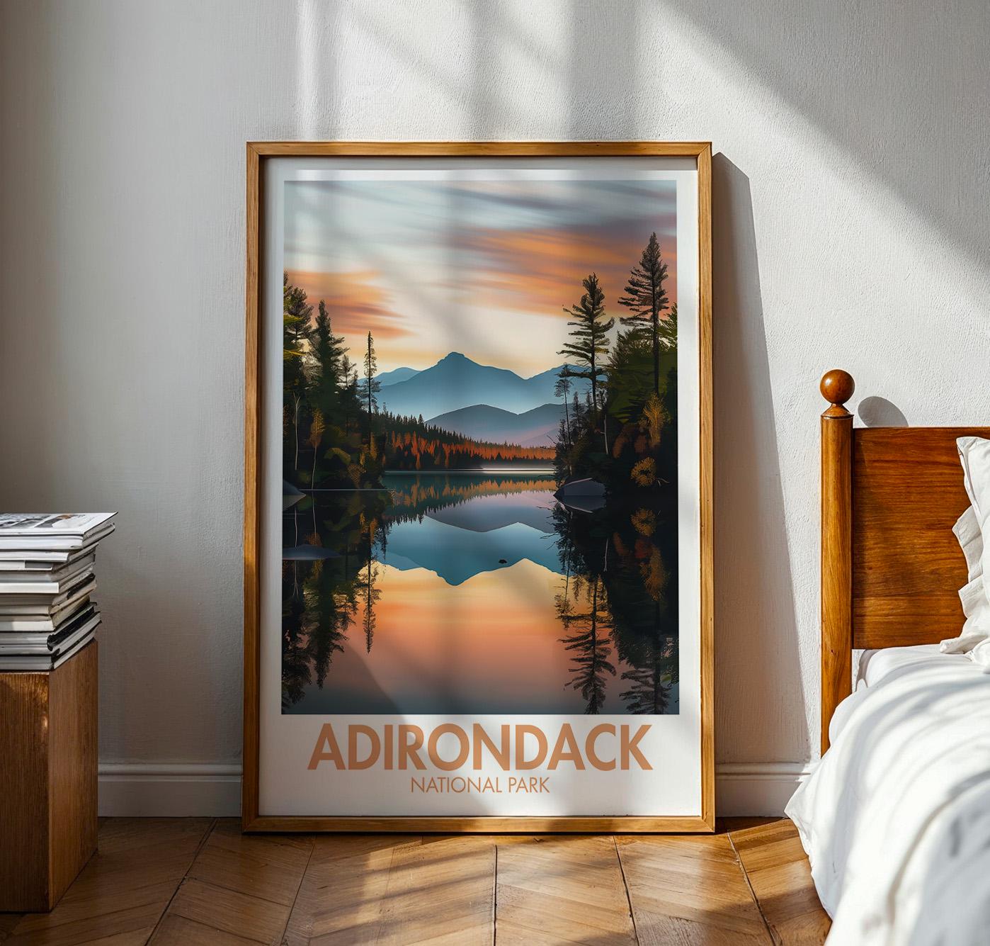 Adirondacks National Park Poster