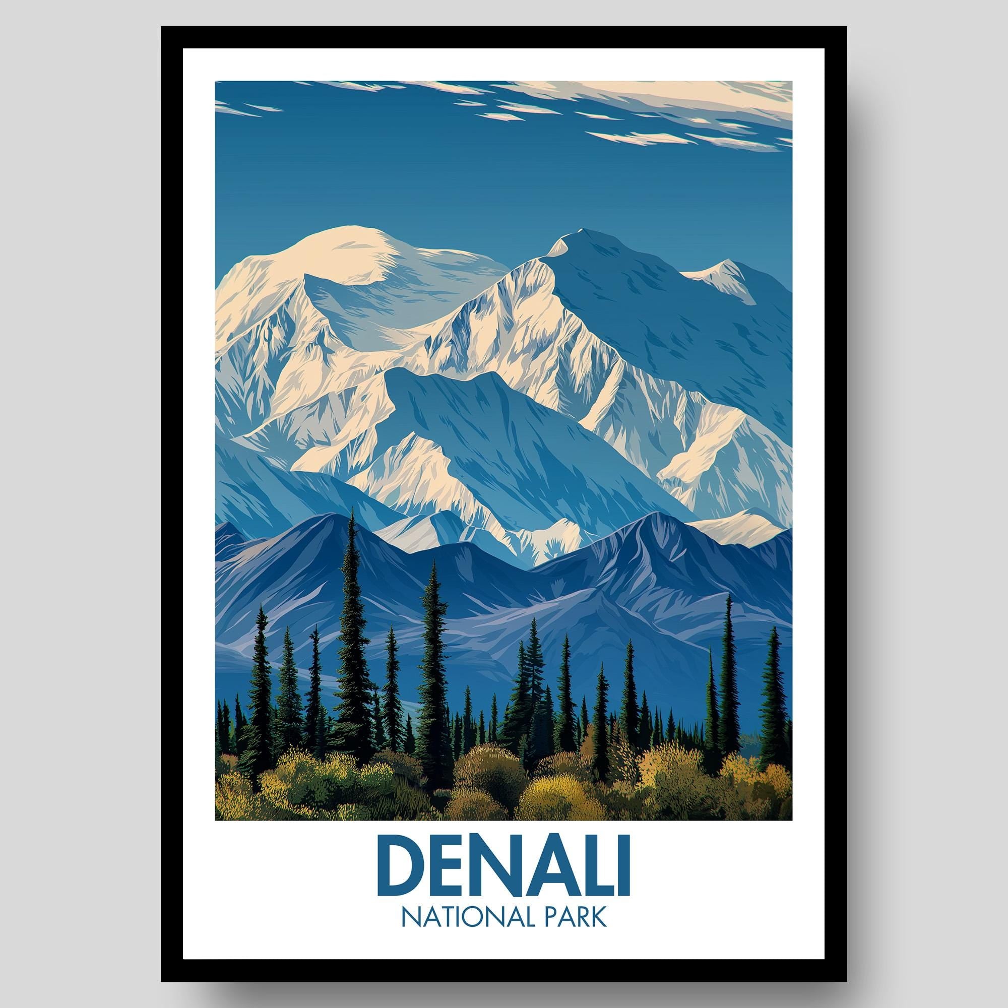 Denali National Park Poster