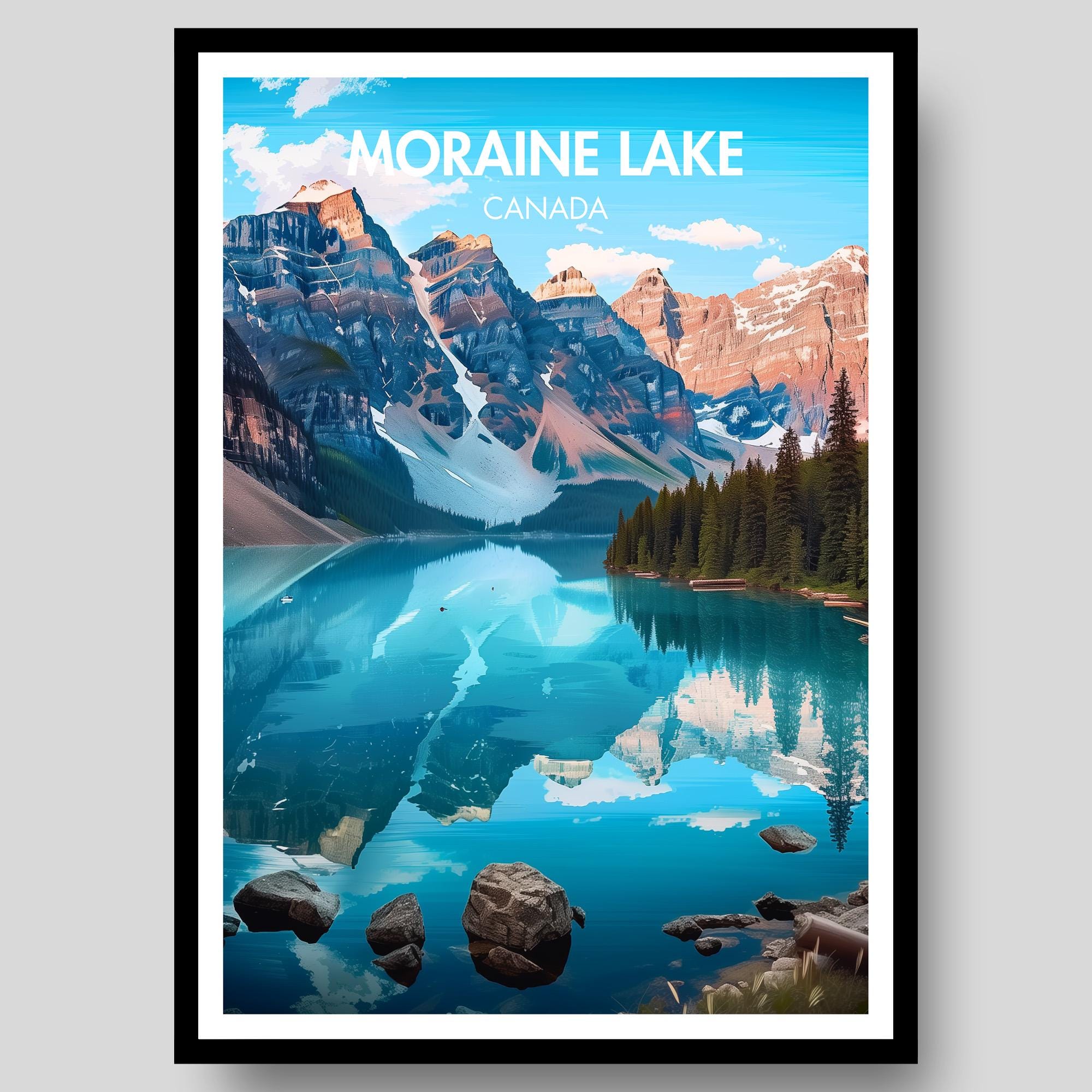 Moraine Lake Poster