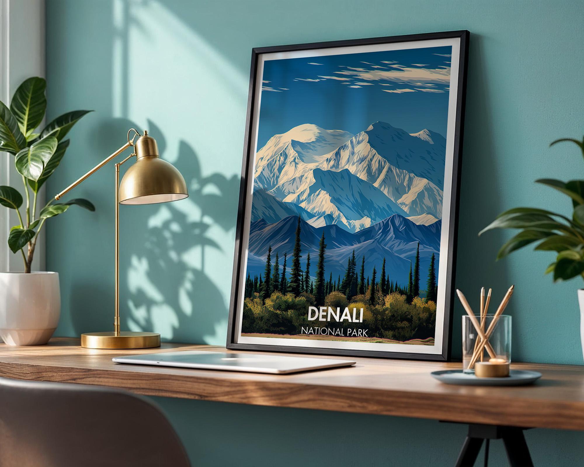 Denali National Park Poster