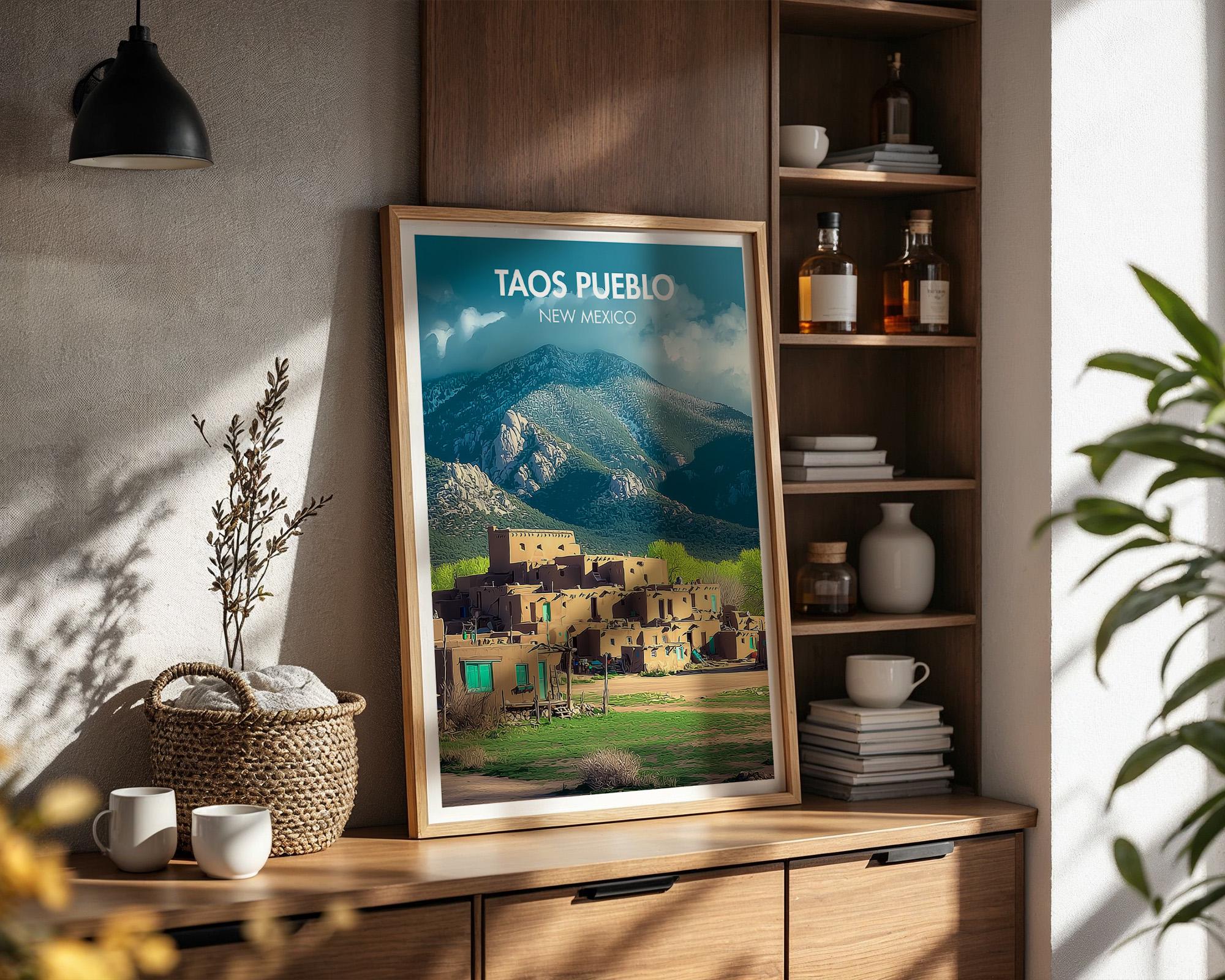 Taos Pueblo Poster