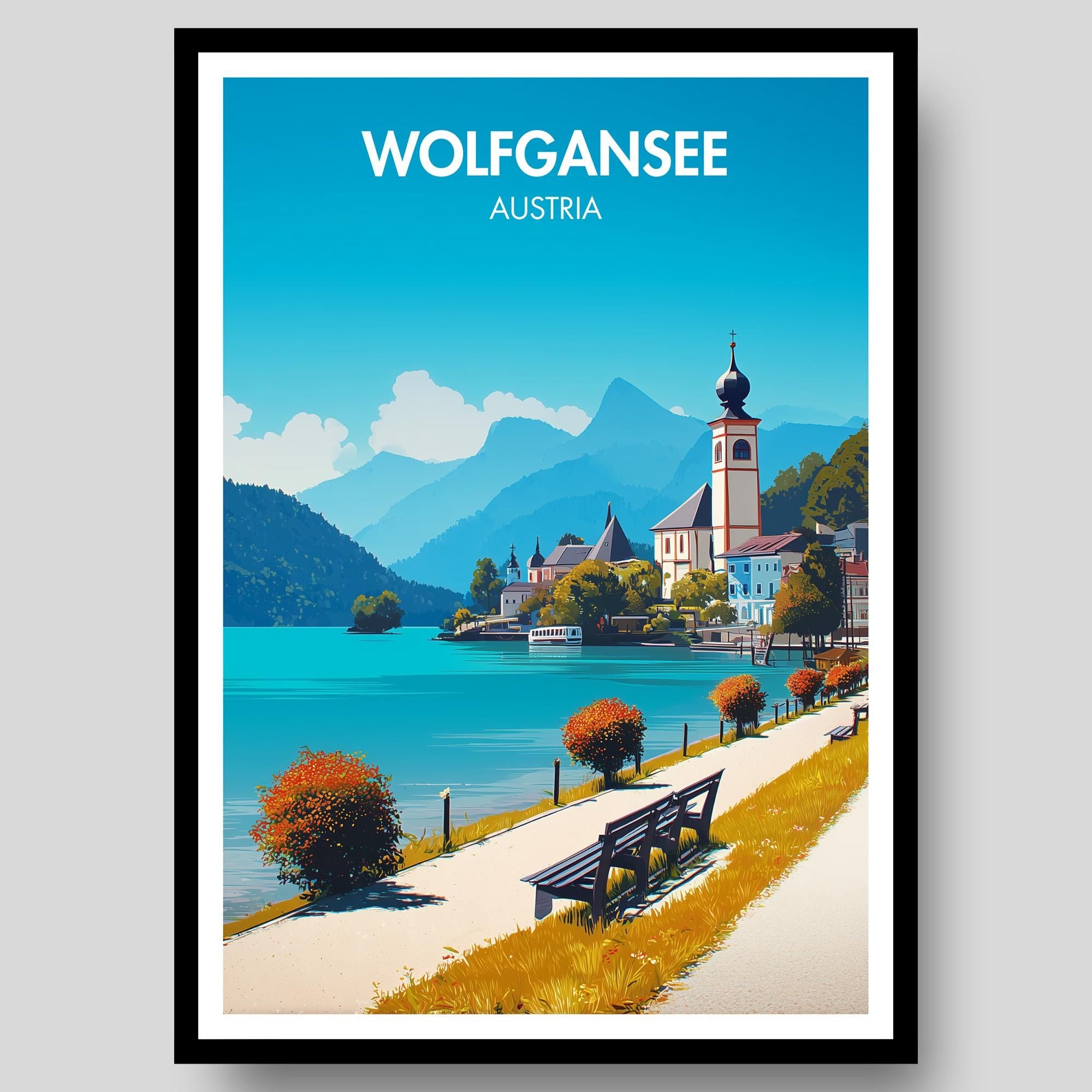 Wolfgangsee Poster