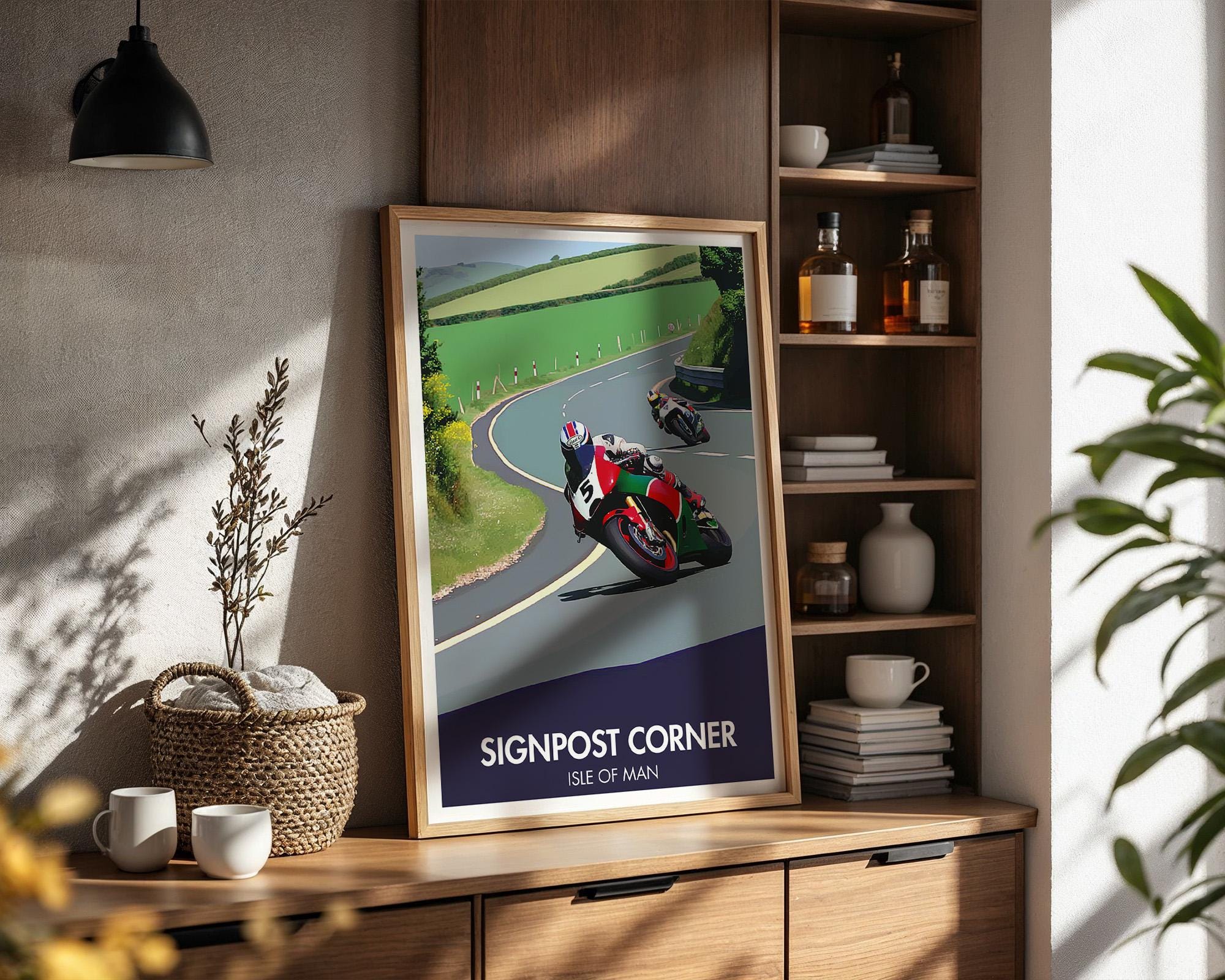 Signpost Corner Poster