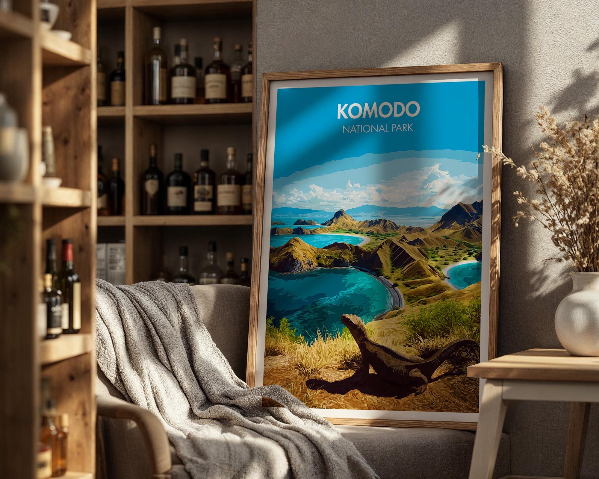 Komodo National Park Poster