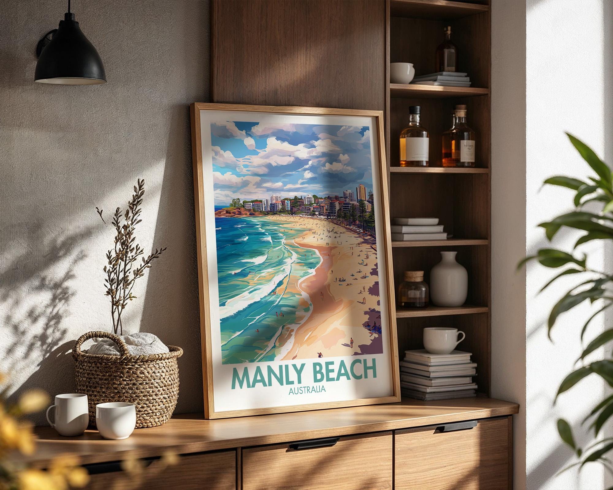 Manly Beach Poster