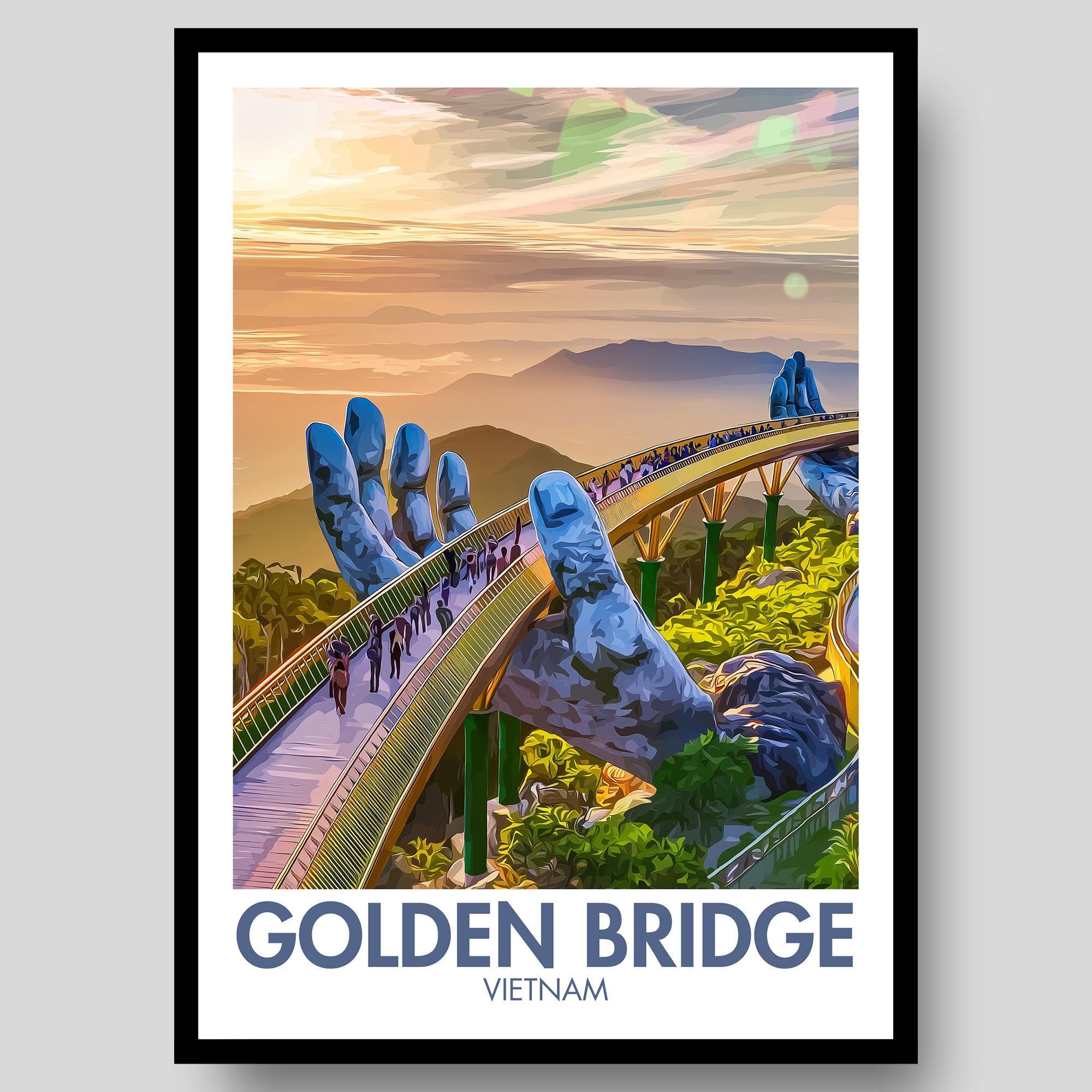 Golden Bridge Poster