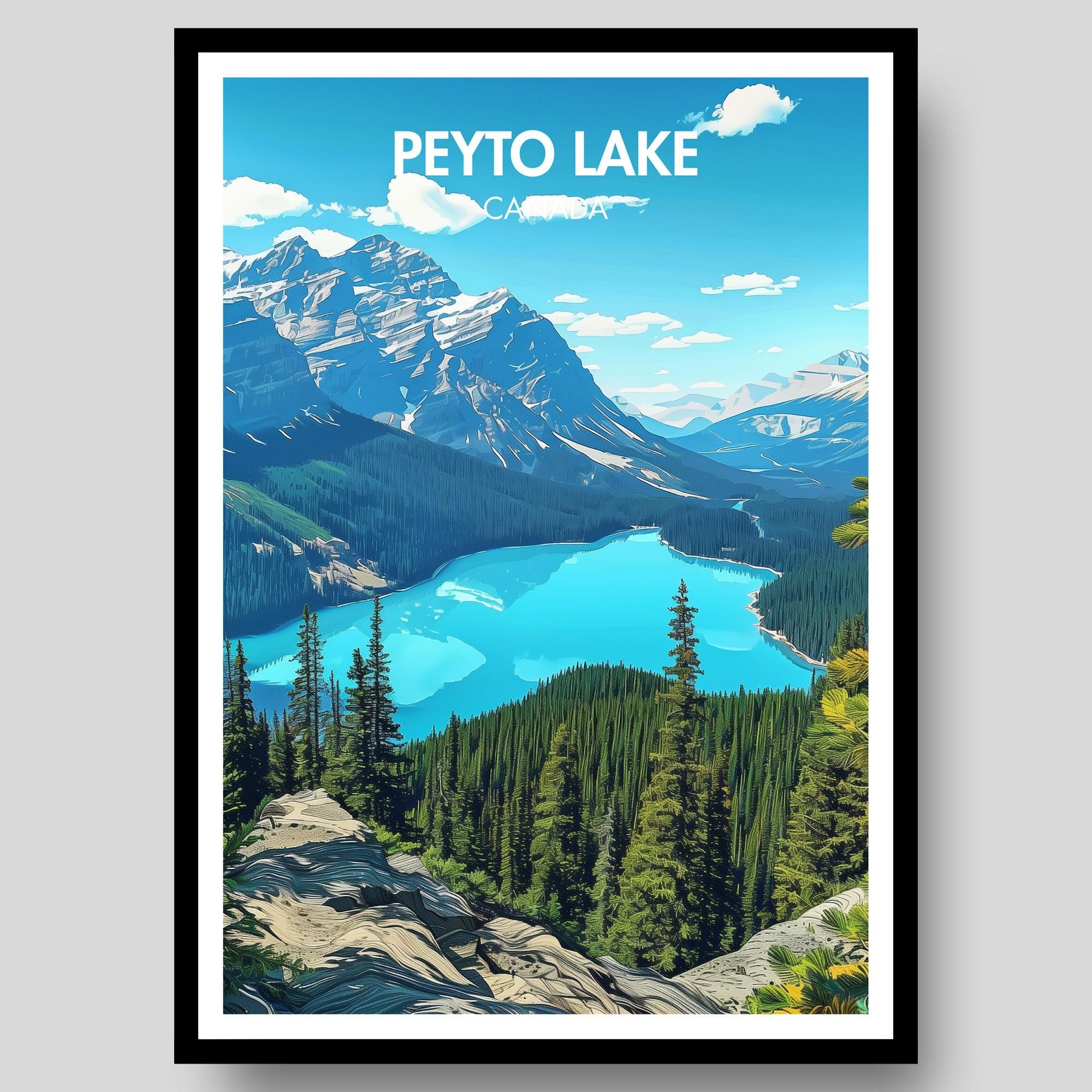 Peyto Lake Poster