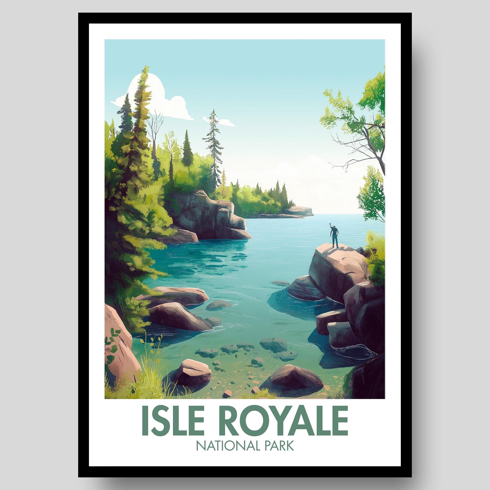 Isle Royale National Park Poster