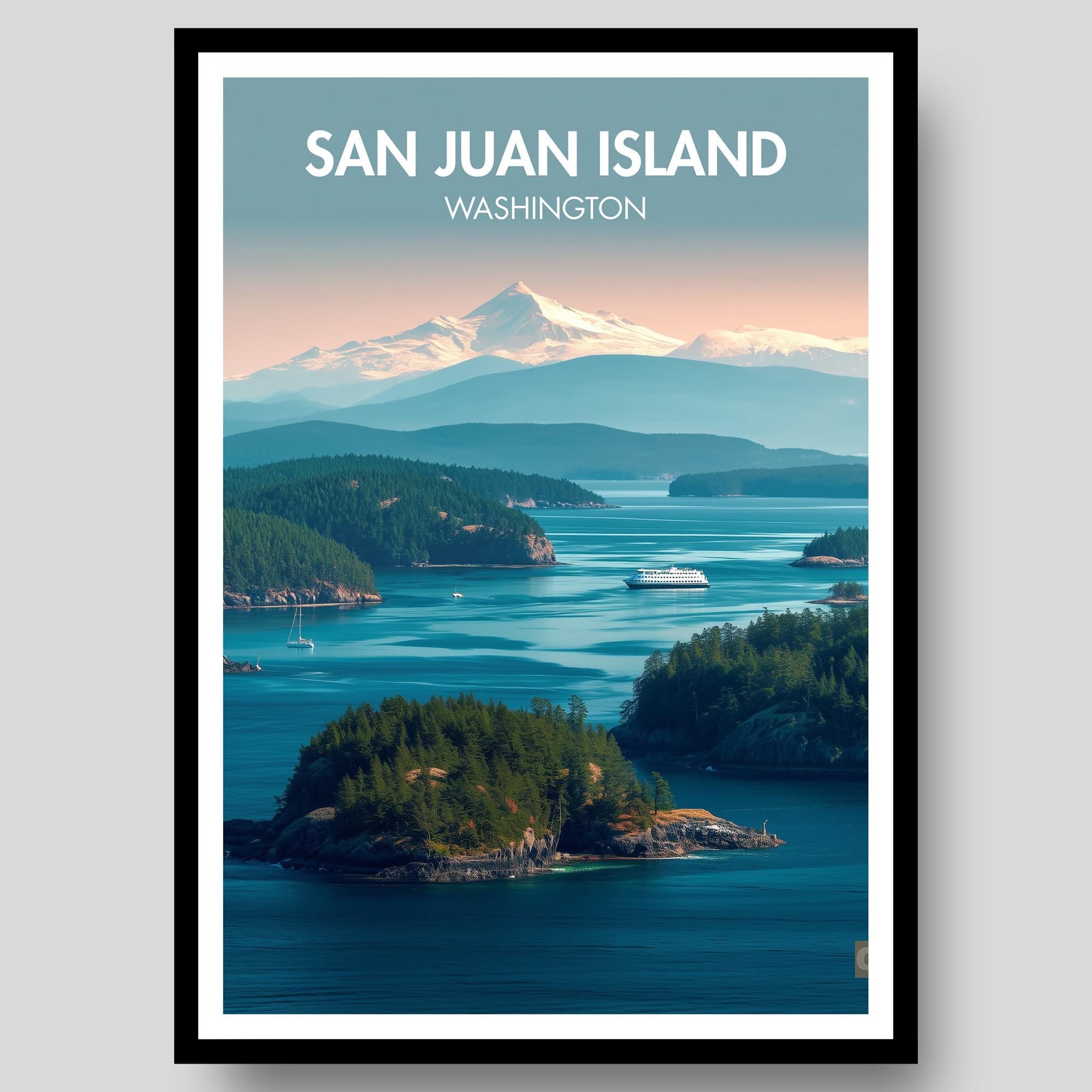 San Juan Island Poster
