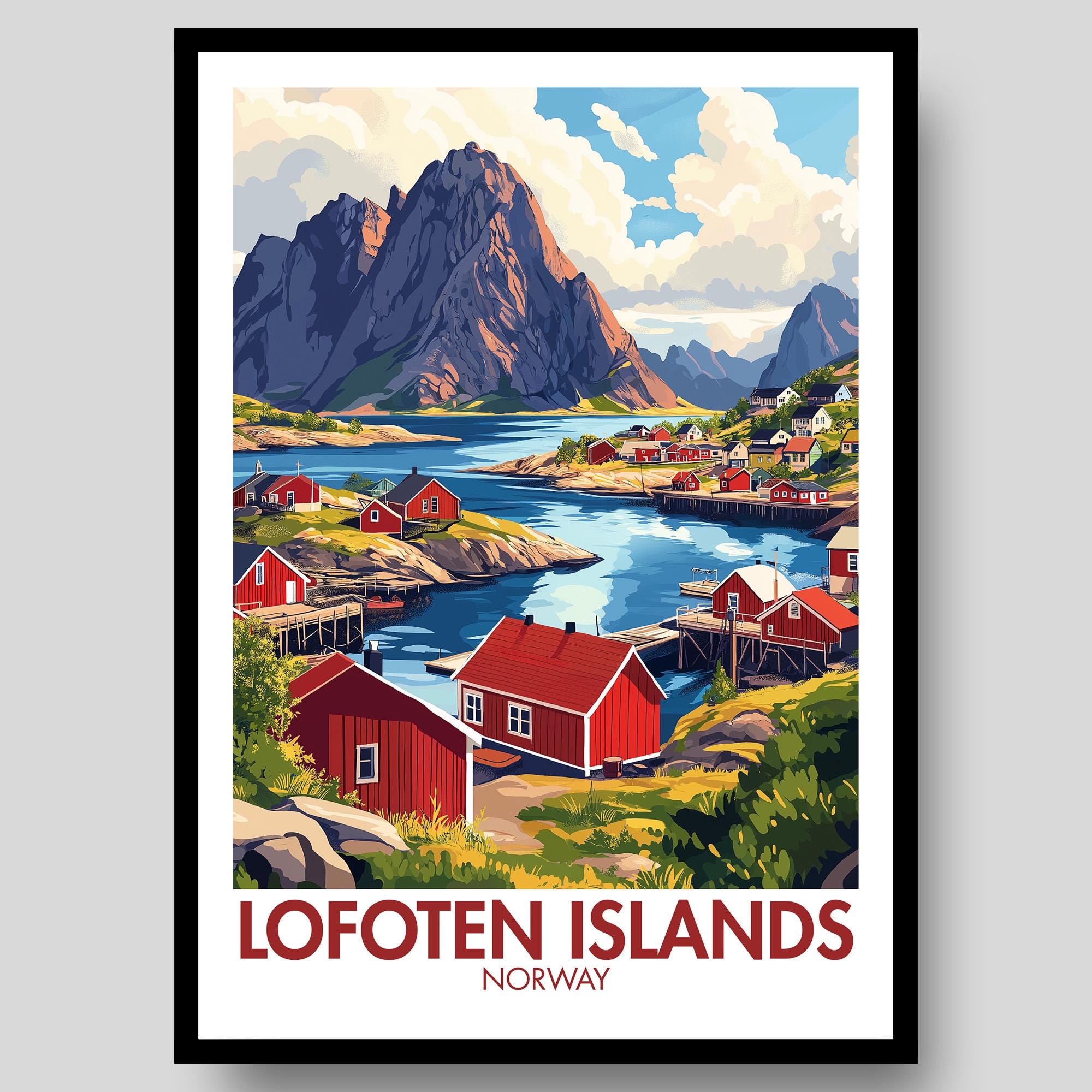 Lofoten Islands Poster