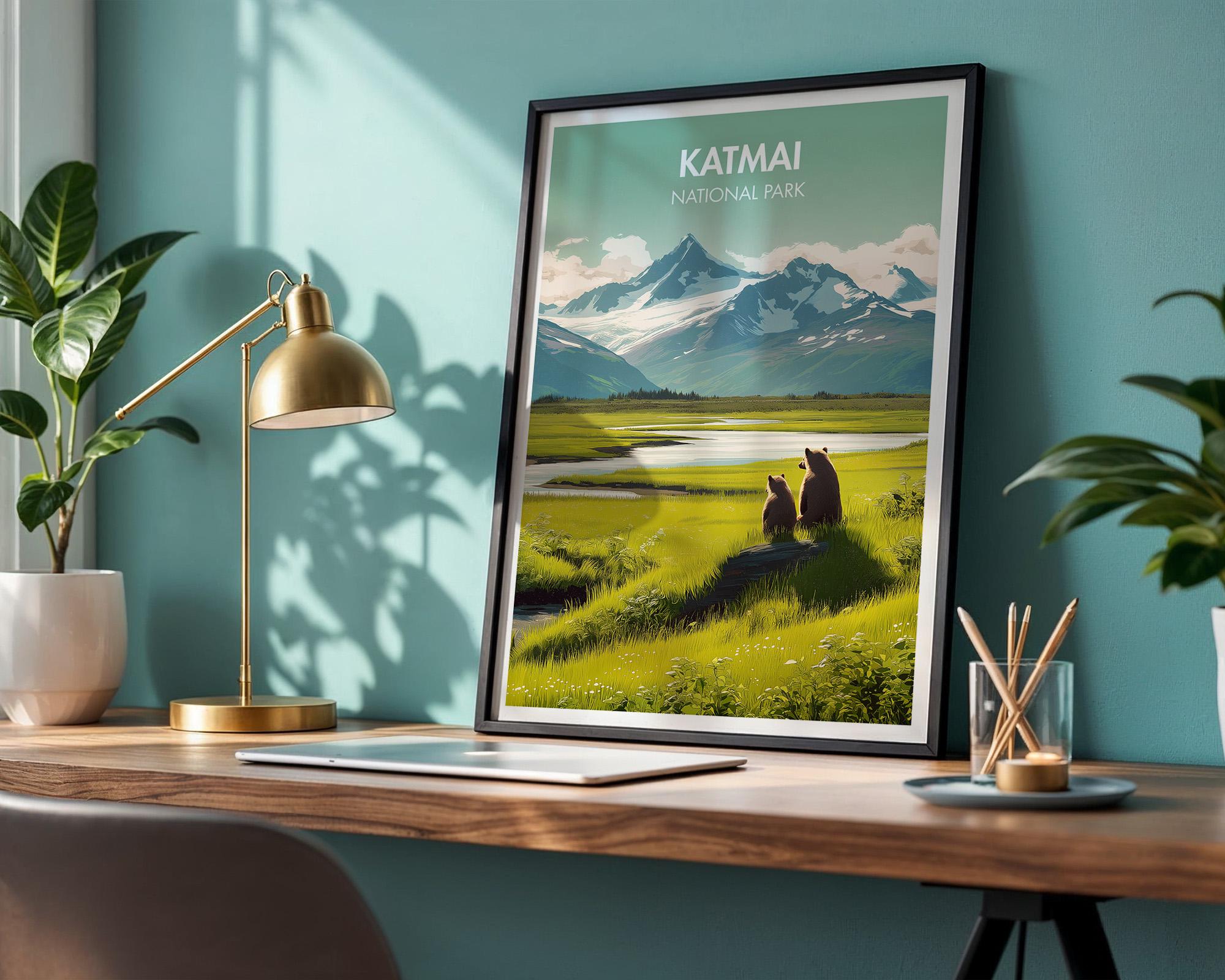 Katmai National Park Poster