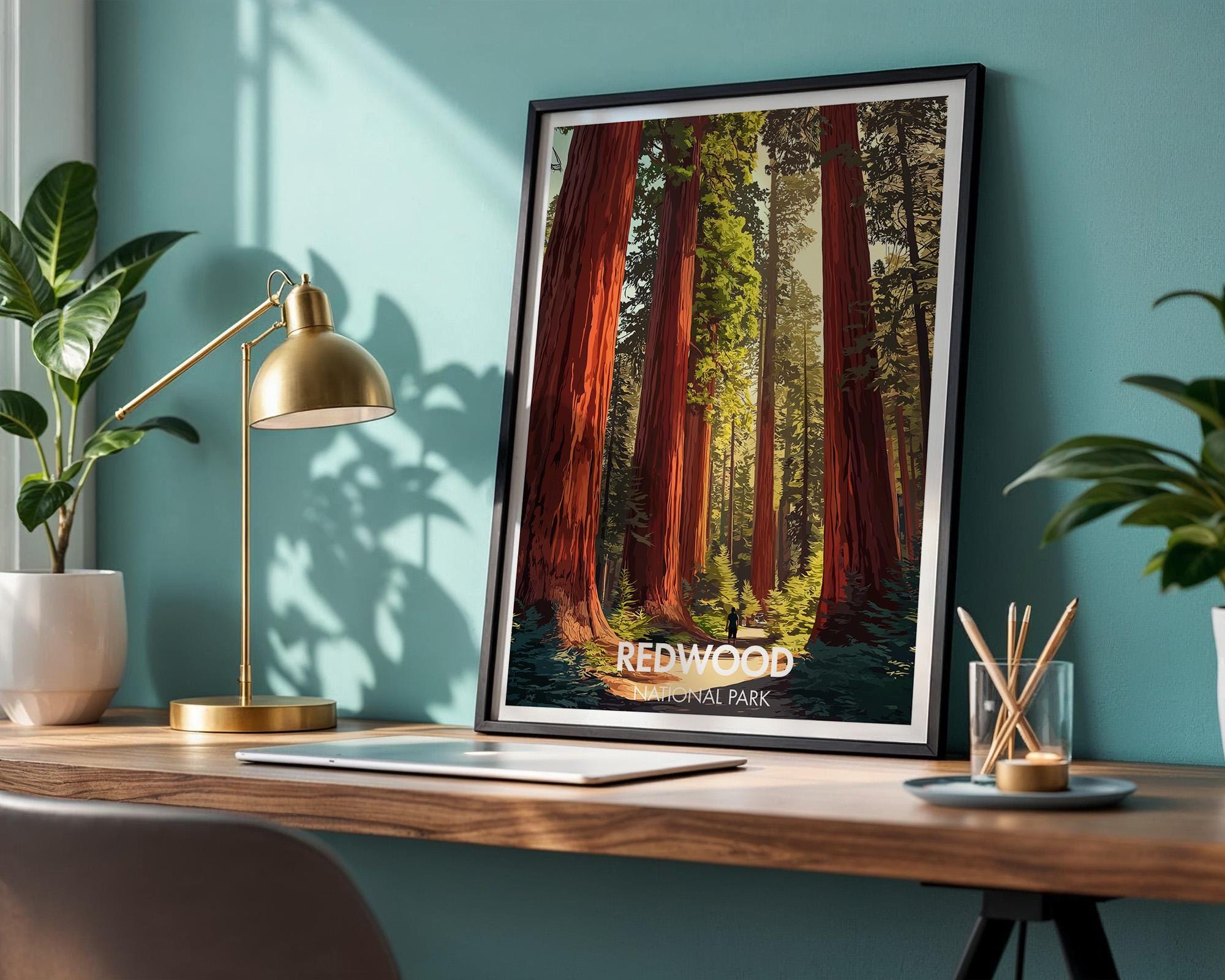 Redwood National Park Poster