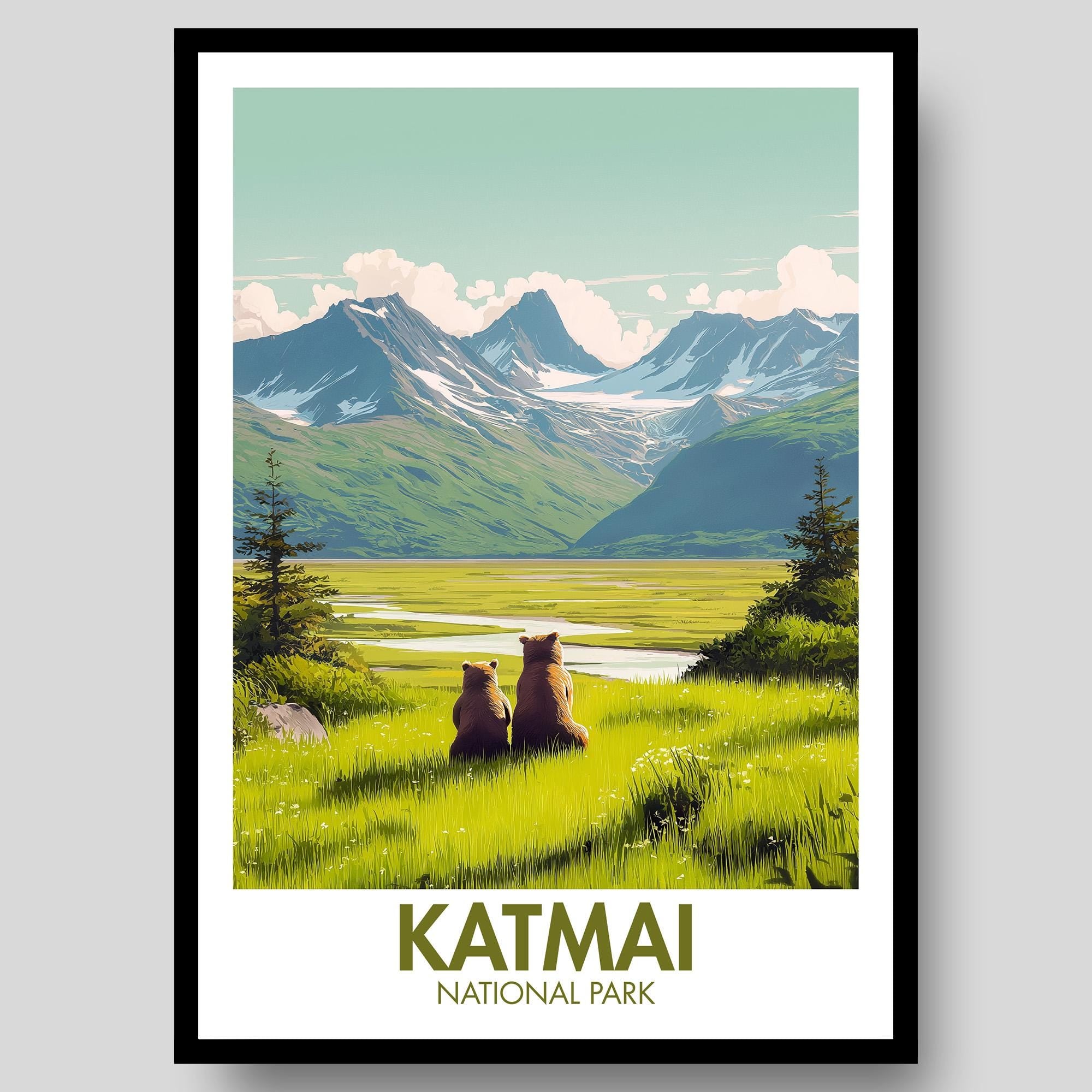 Katmai National Park Poster