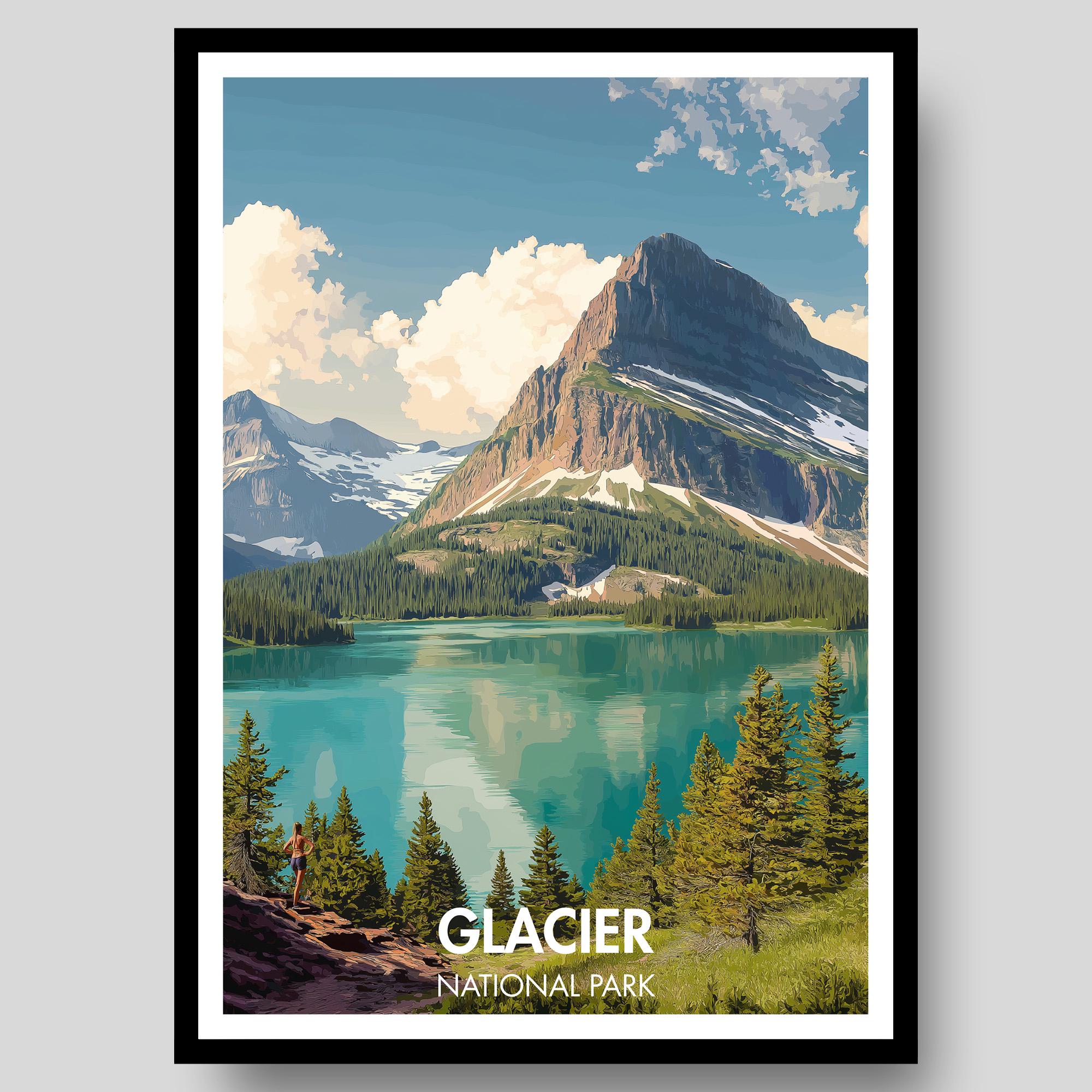 Glacier National Park Poster