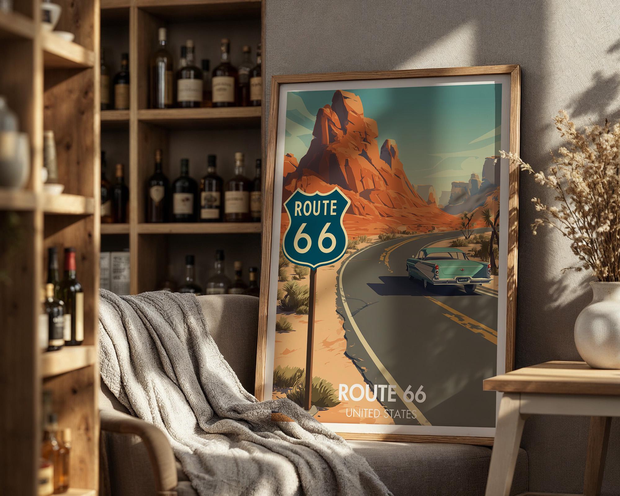 Route 66 Poster