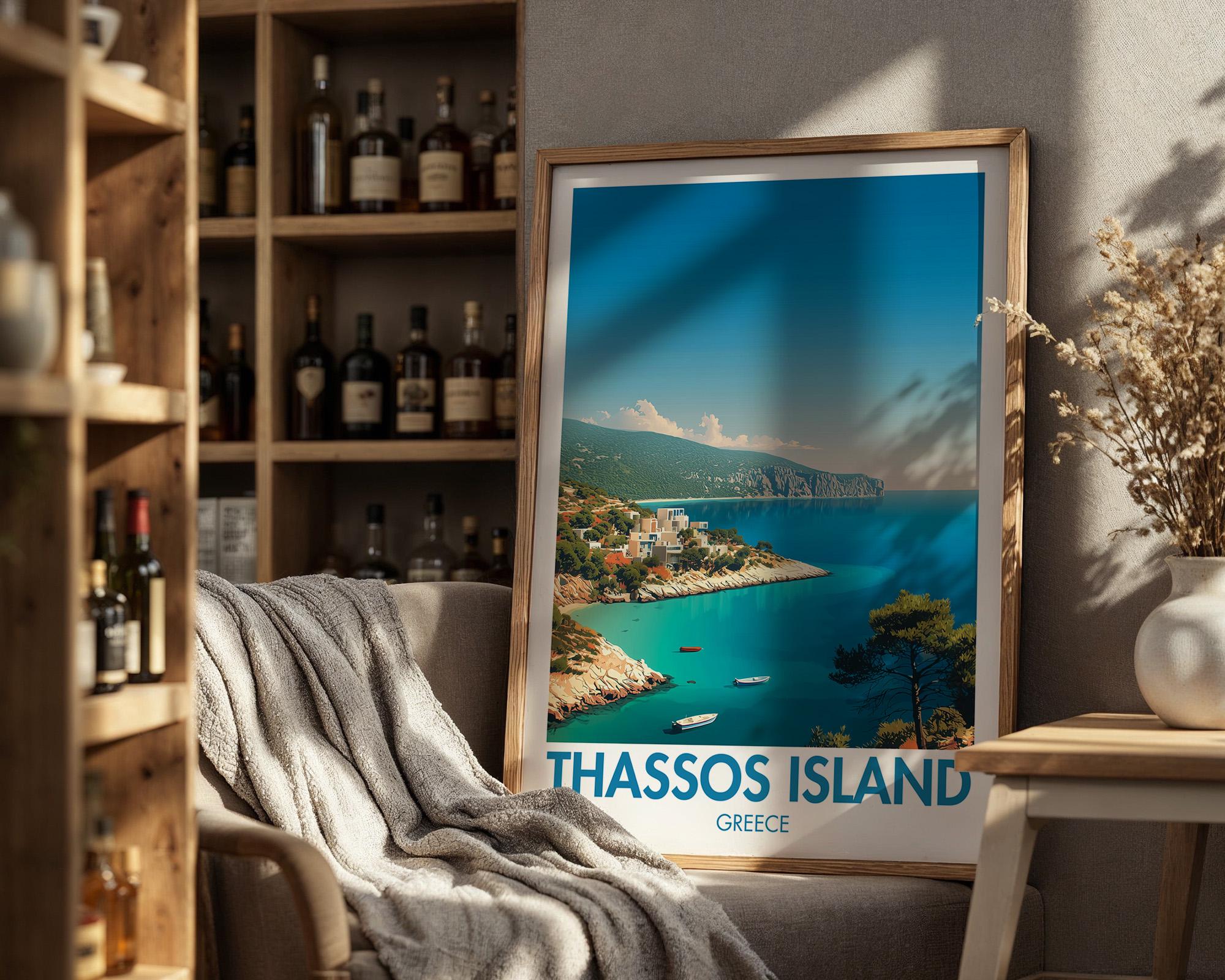 Thassos Island Poster