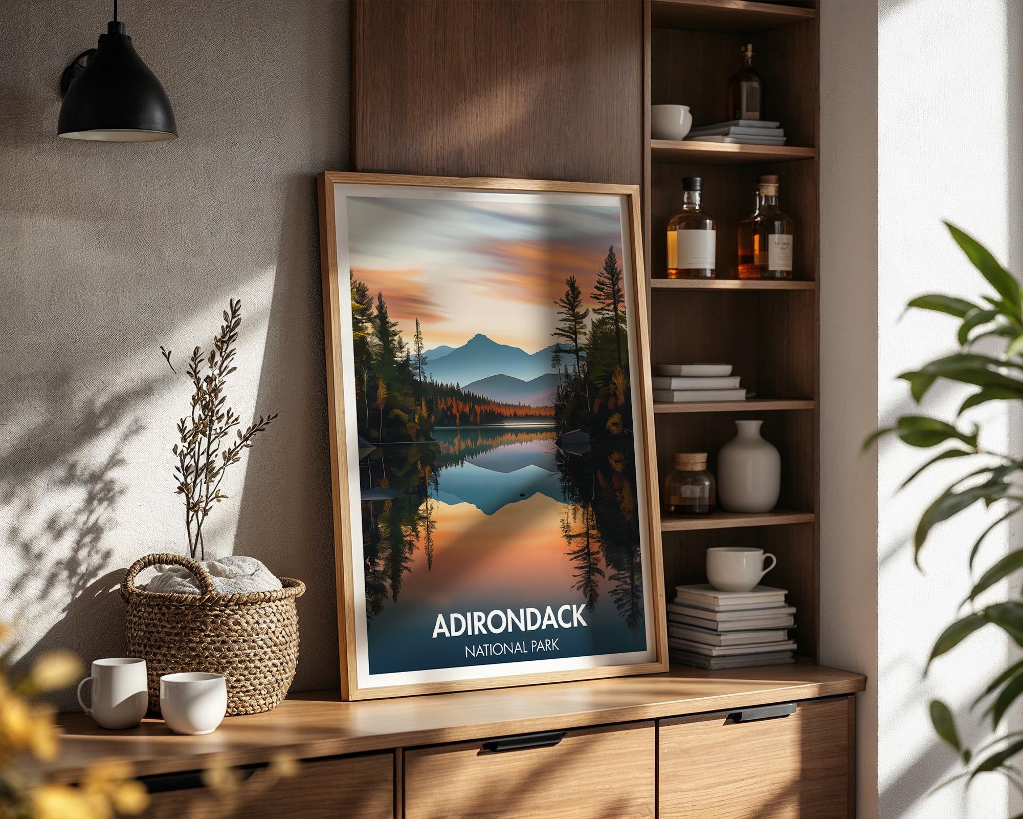 Adirondacks National Park Poster