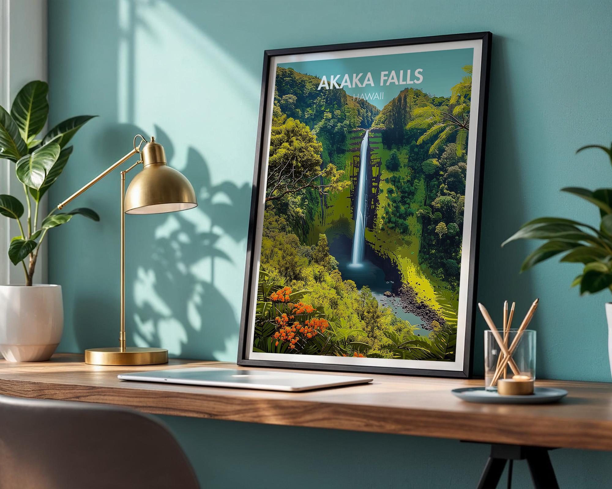 Akaka Falls Poster