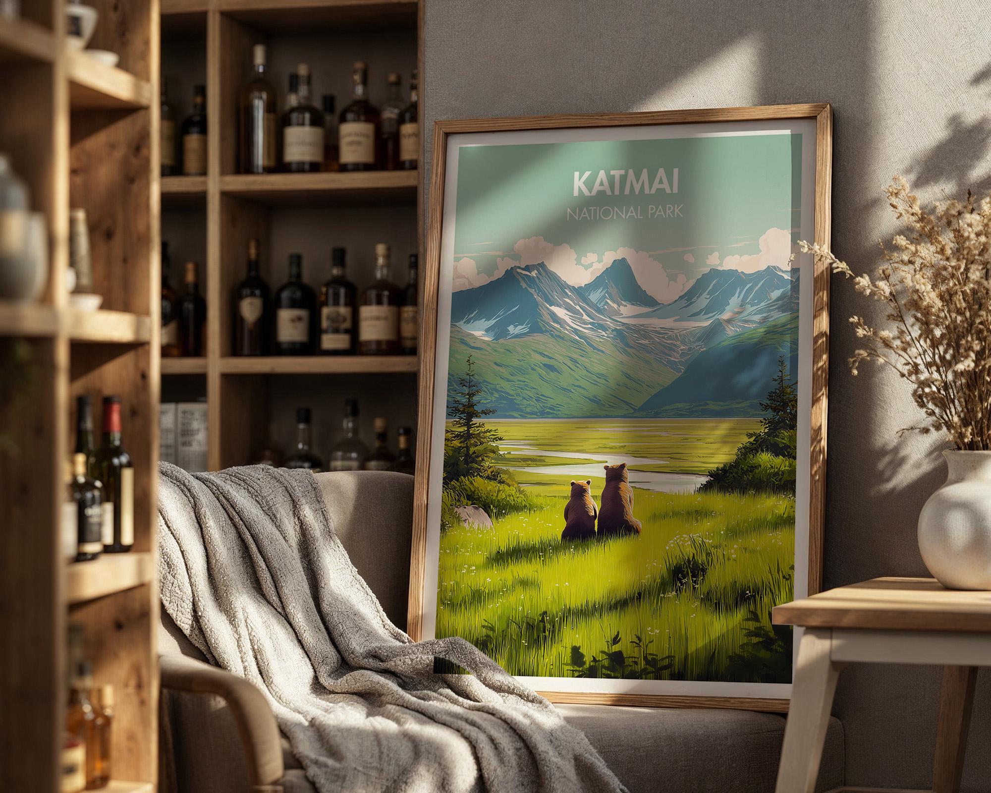 Katmai National Park Poster