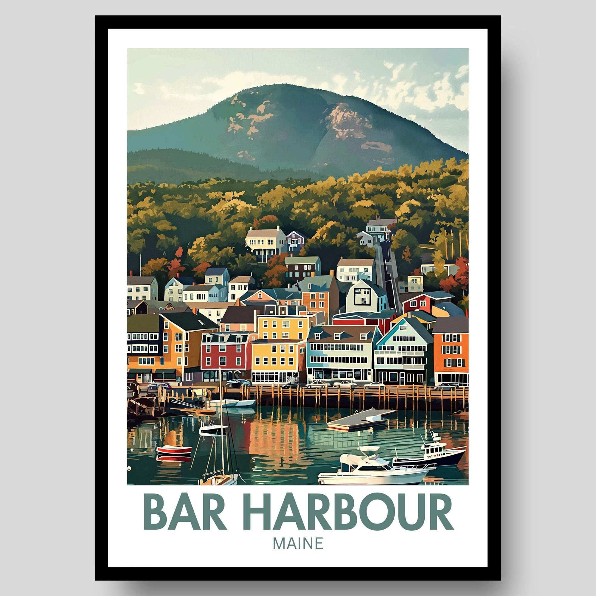 Bar Harbour Poster