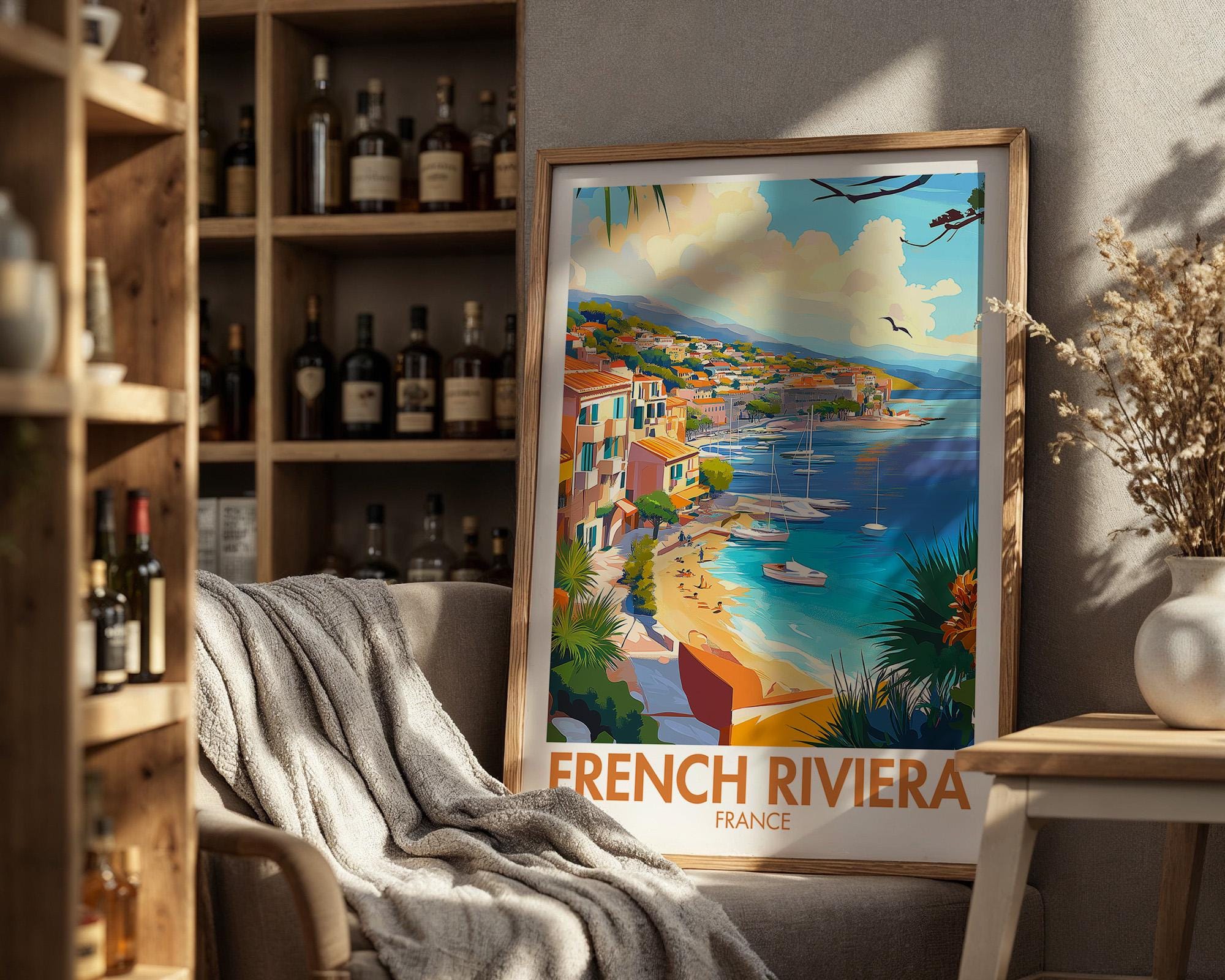 French Riviera Poster