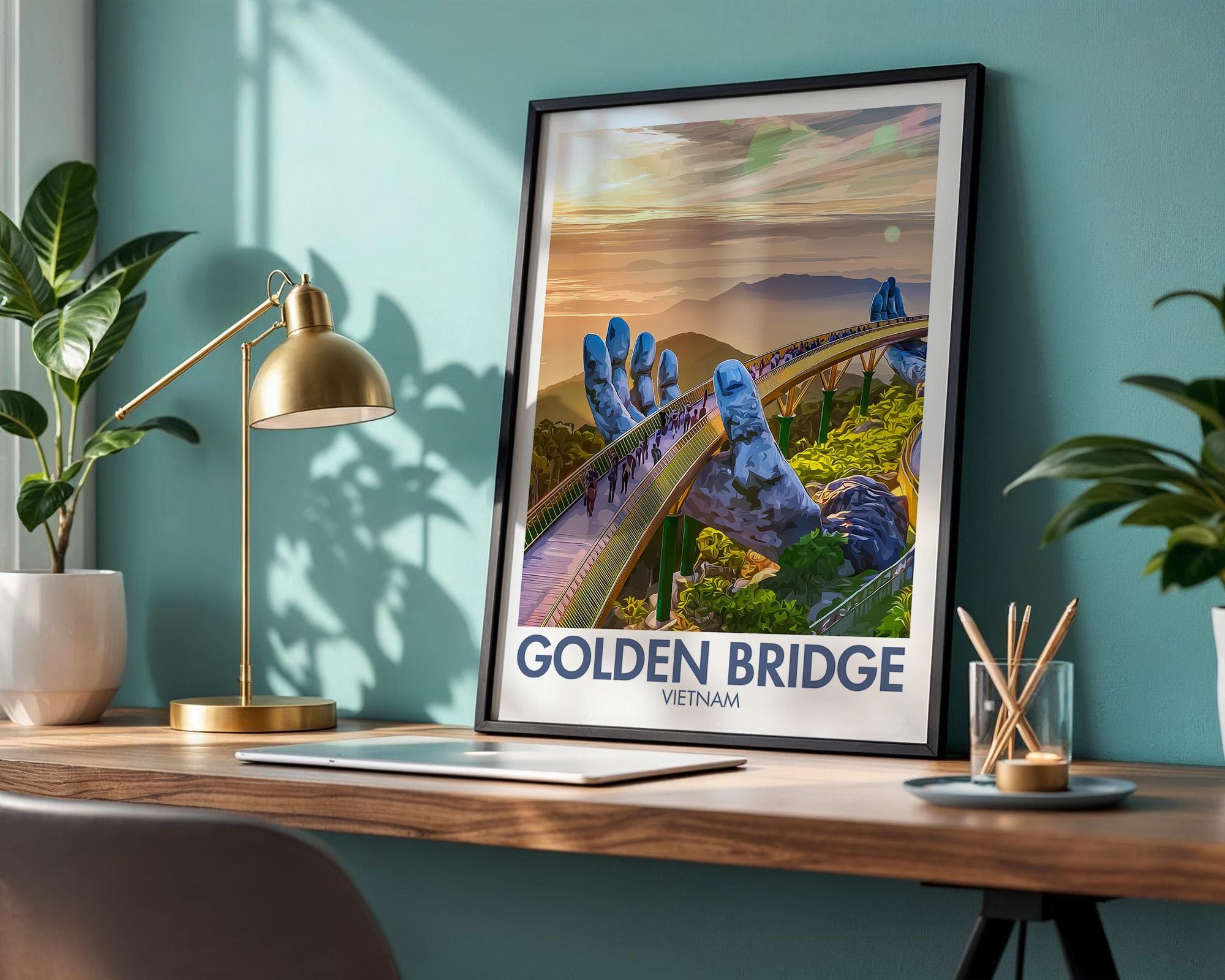 Golden Bridge Poster