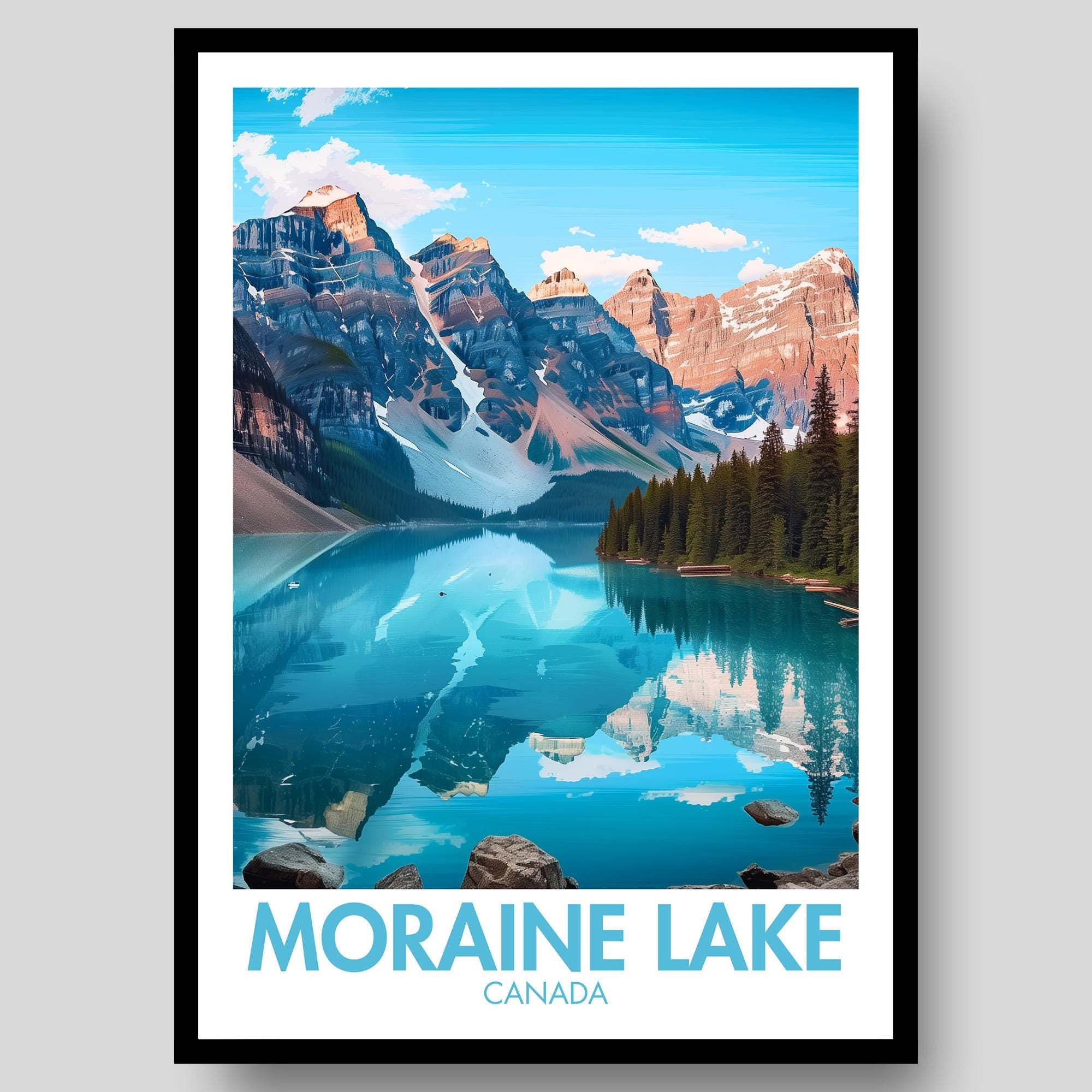 Moraine Lake Poster