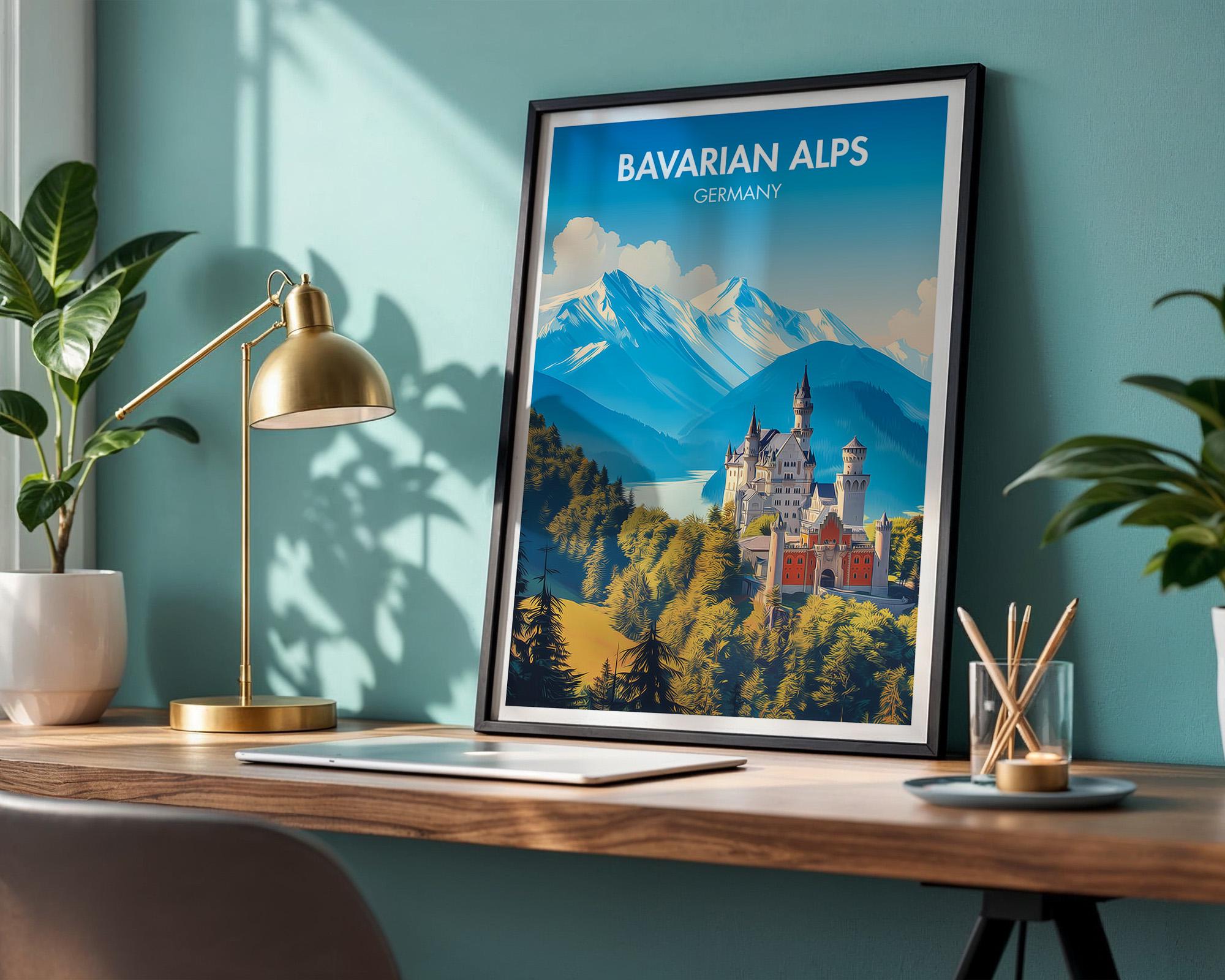 Bavarian Alps Poster