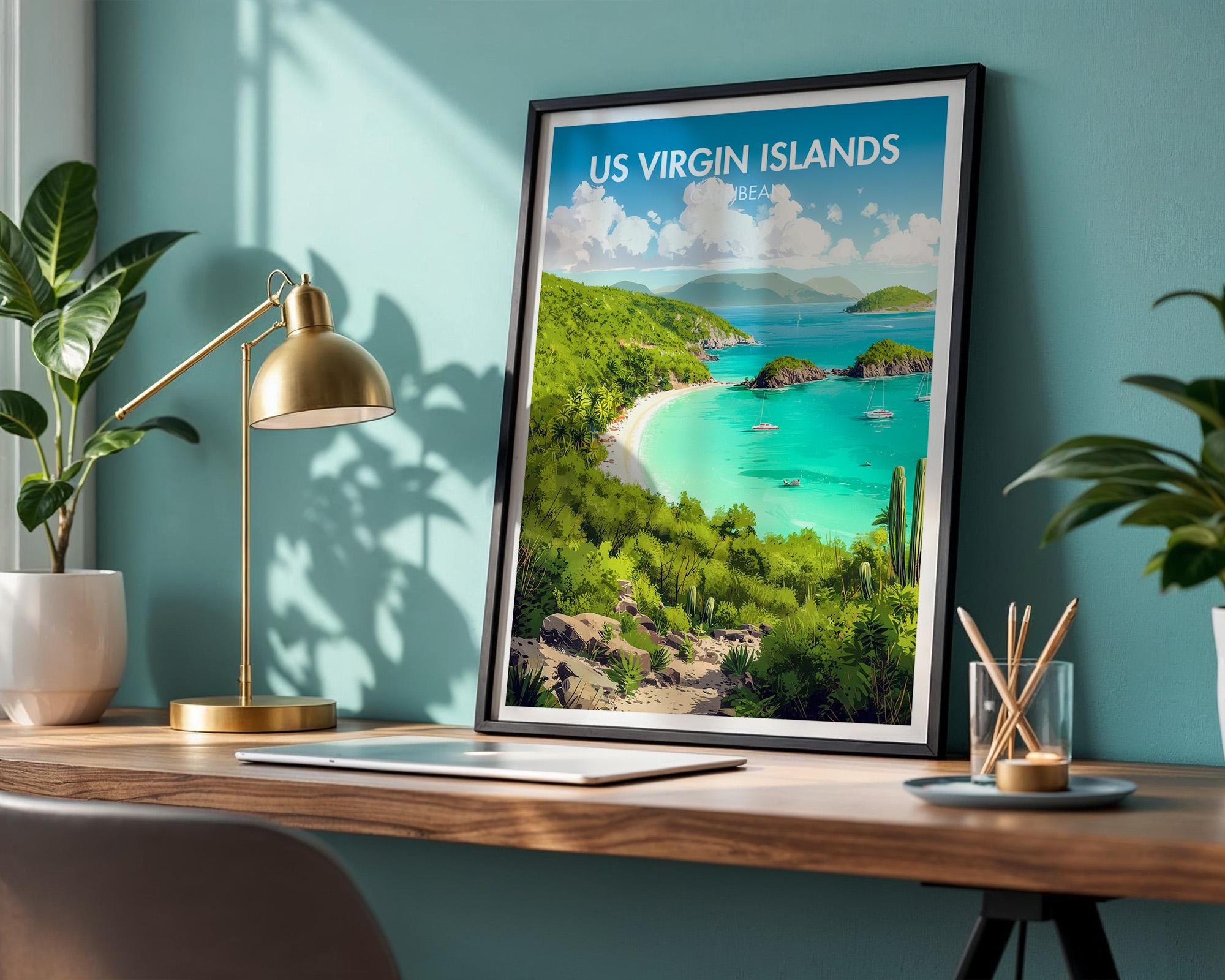 US Virgin Islands Poster
