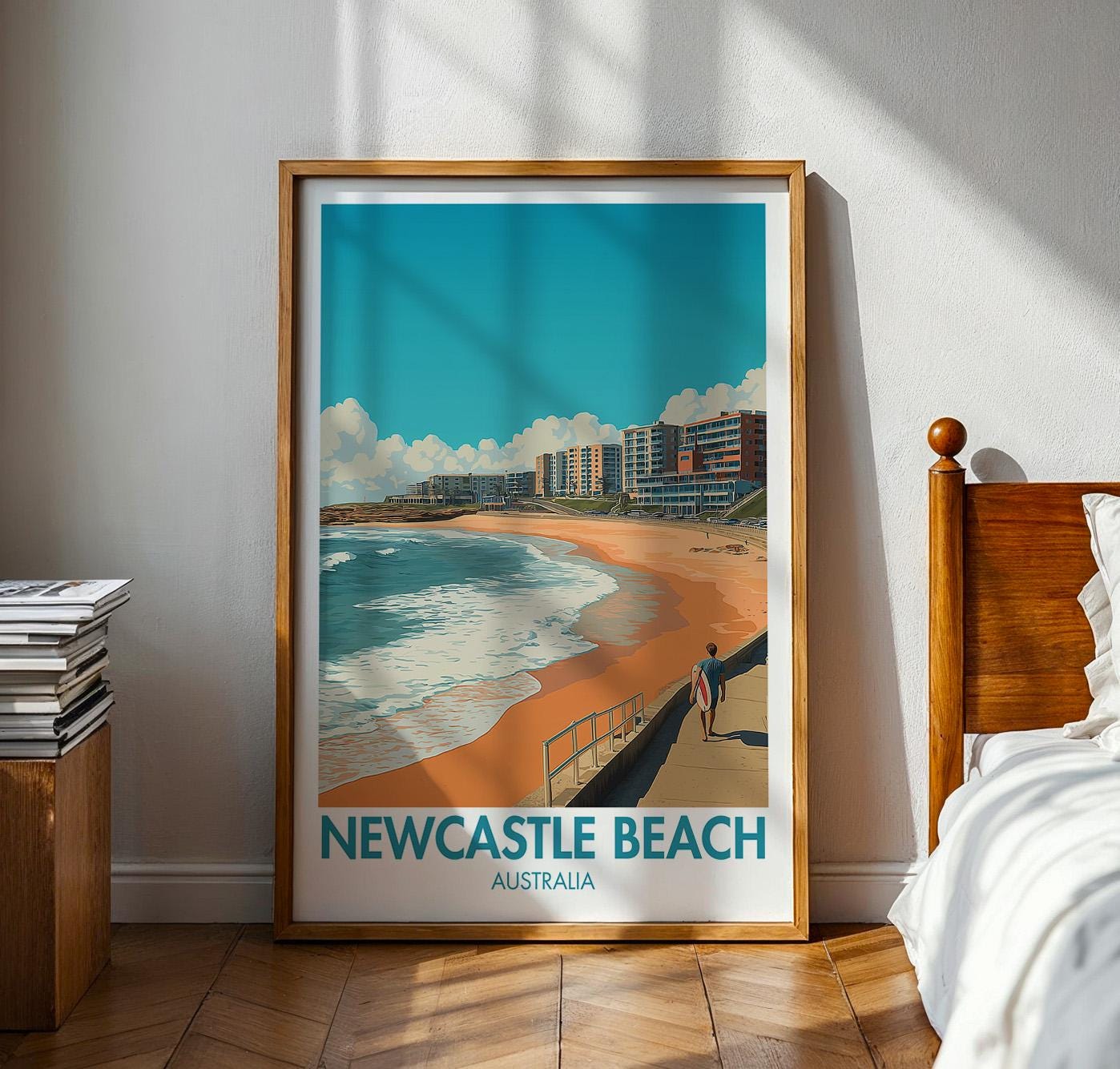 Newcastle Beach Poster