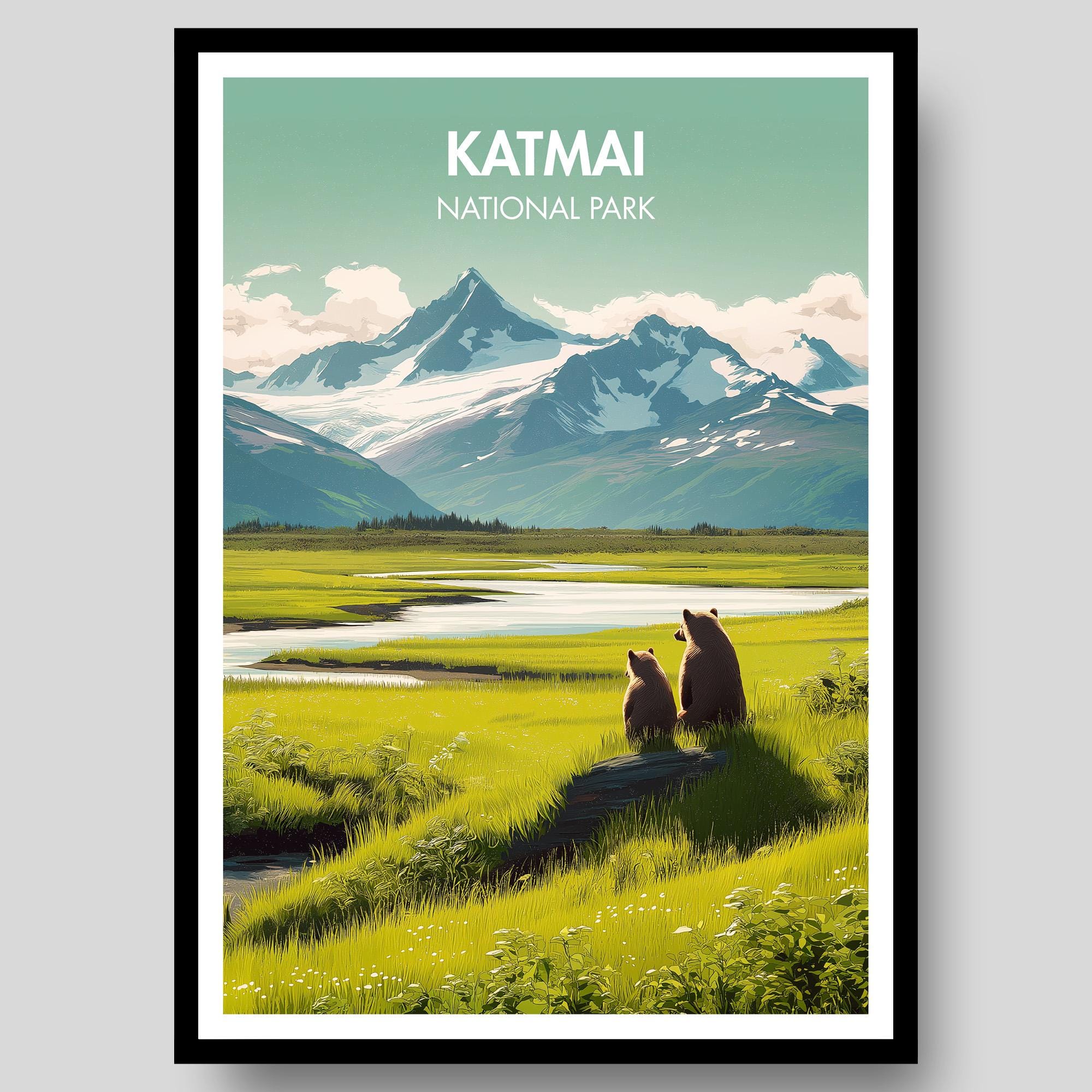 Katmai National Park Poster
