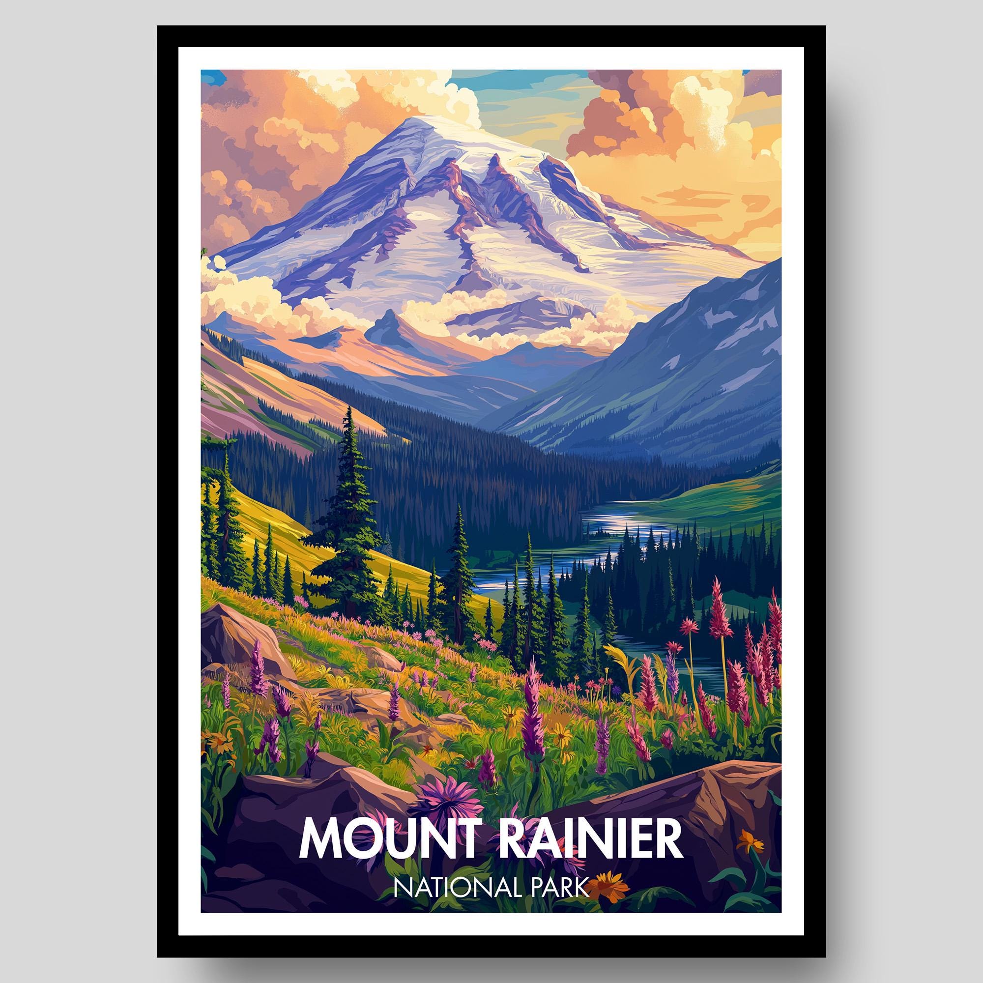 Mount Rainier Poster