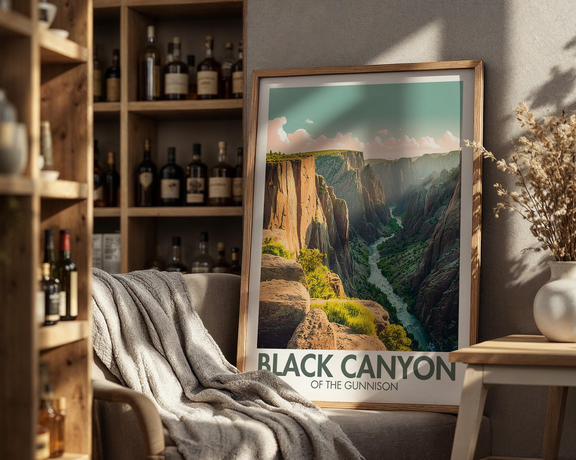 Black Canyon Of Gunnison Poster
