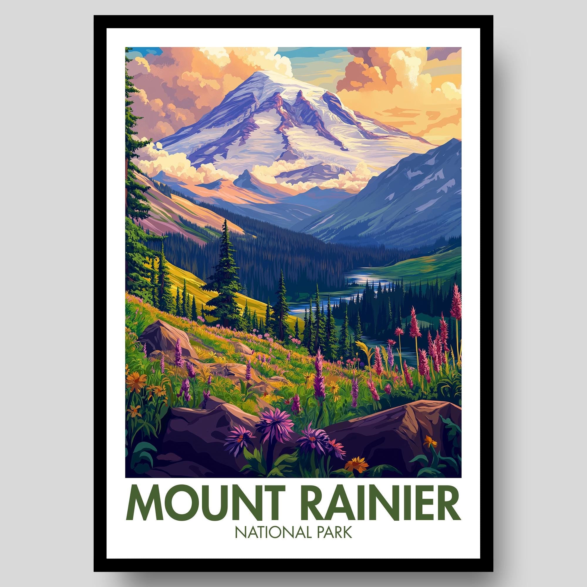 Mount Rainier Poster