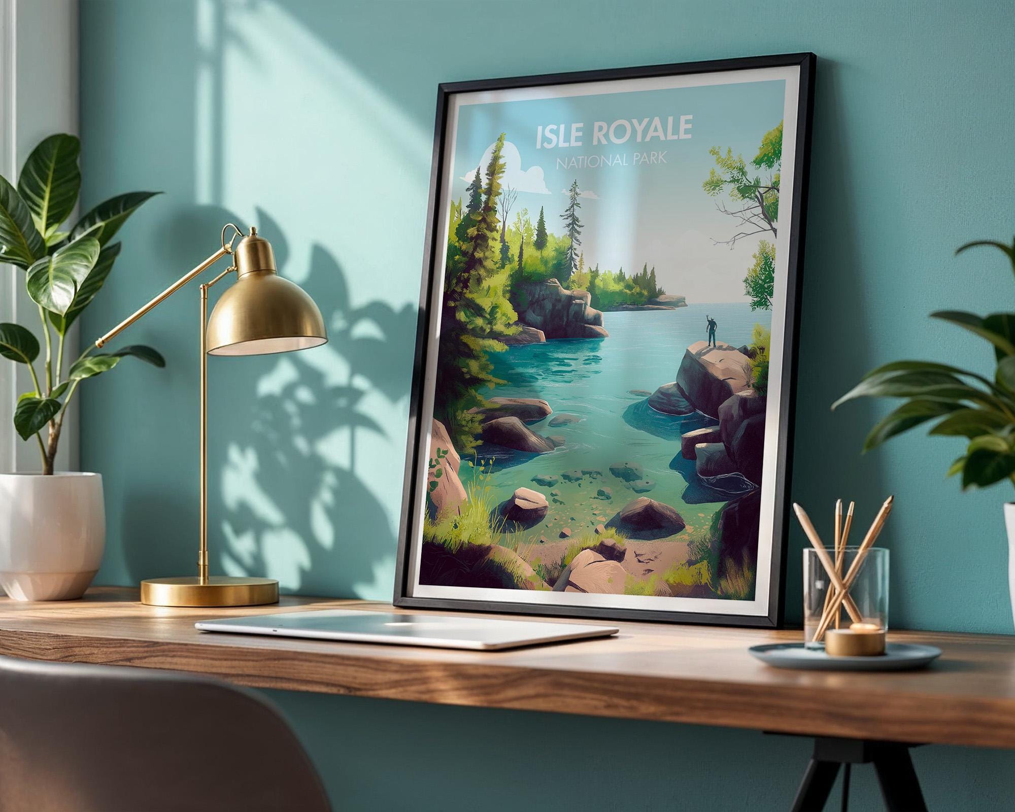 Isle Royale National Park Poster