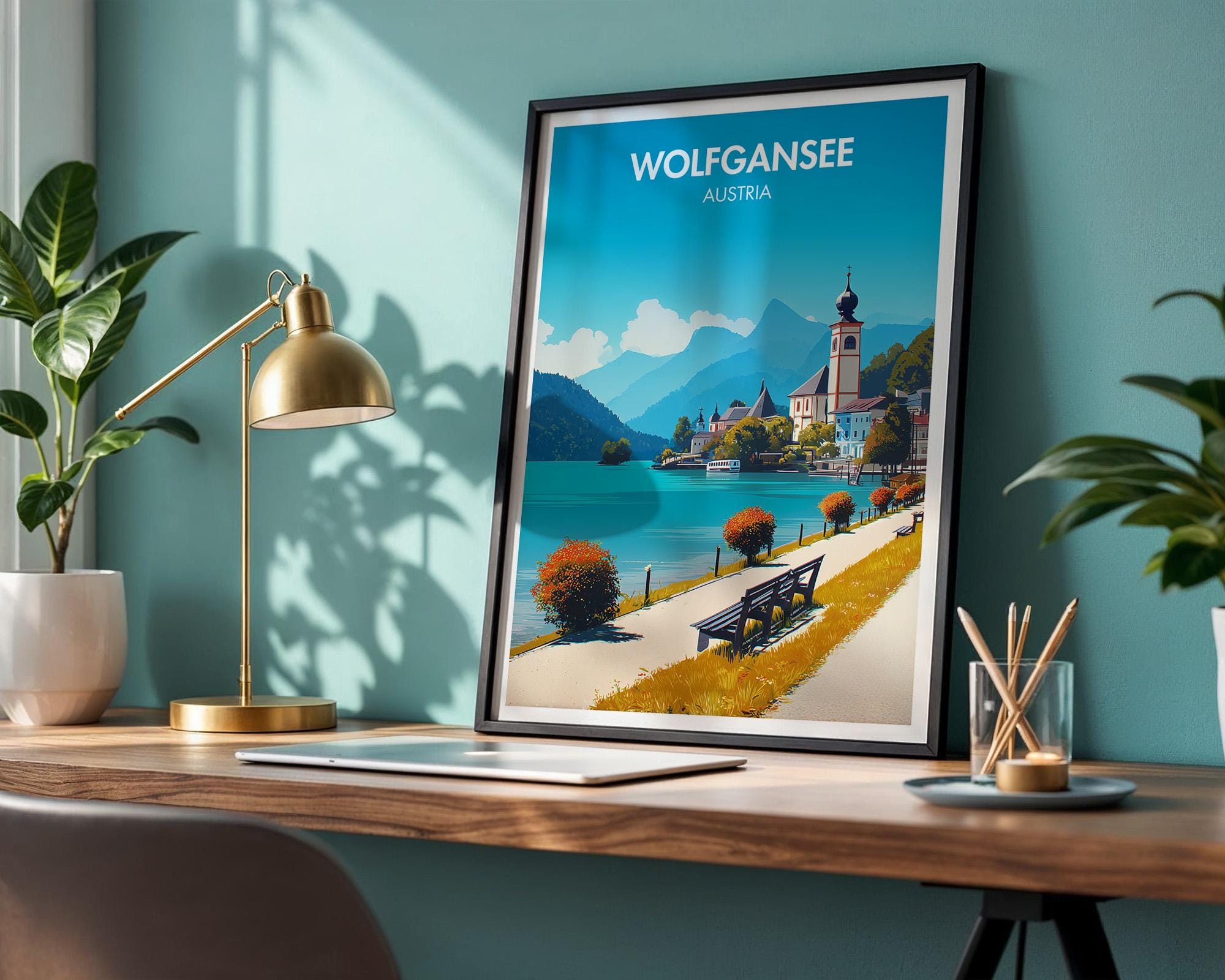 Wolfgangsee Poster