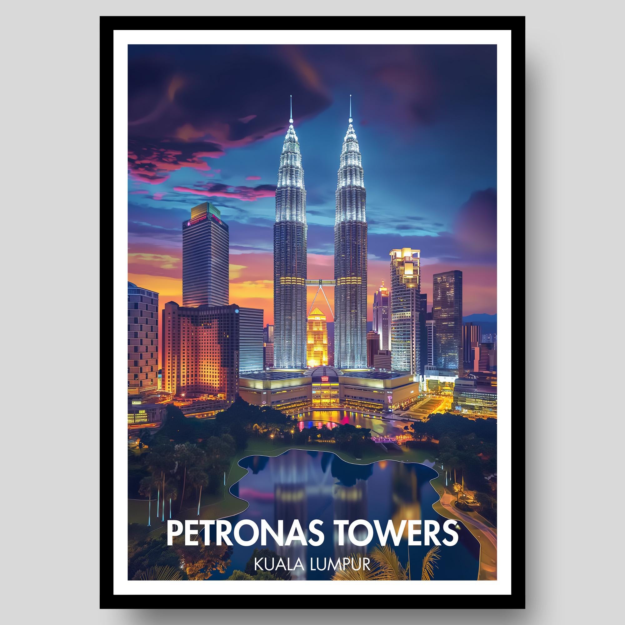 Petronas Towers Poster