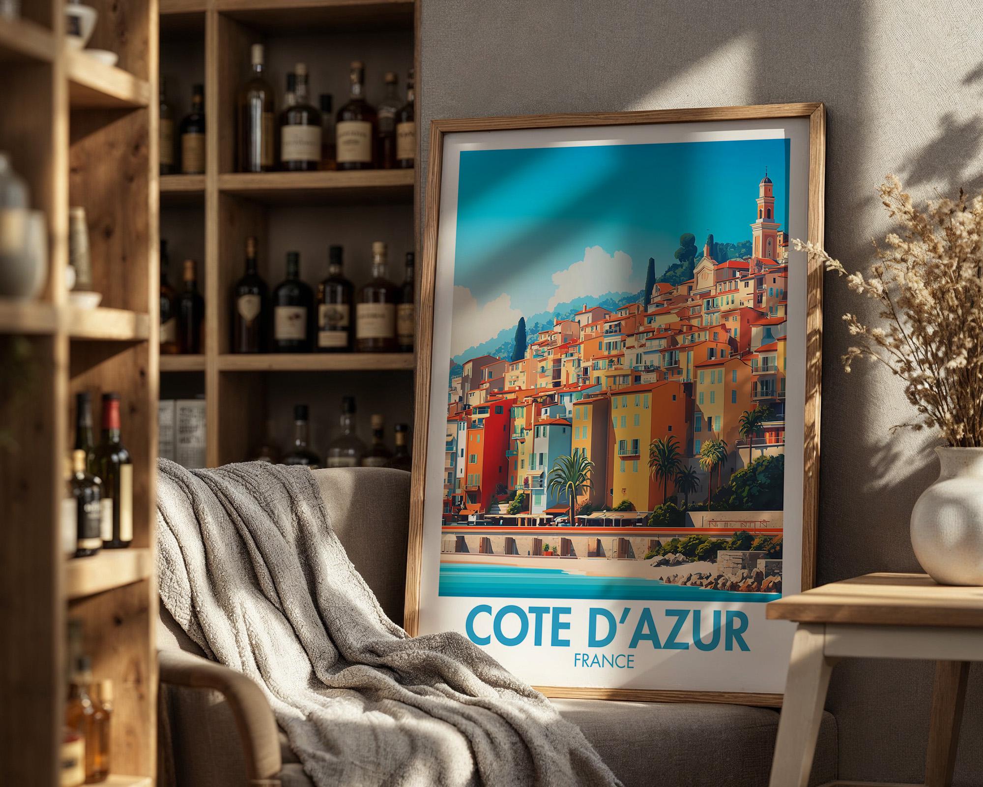 C��te d���Azur Poster