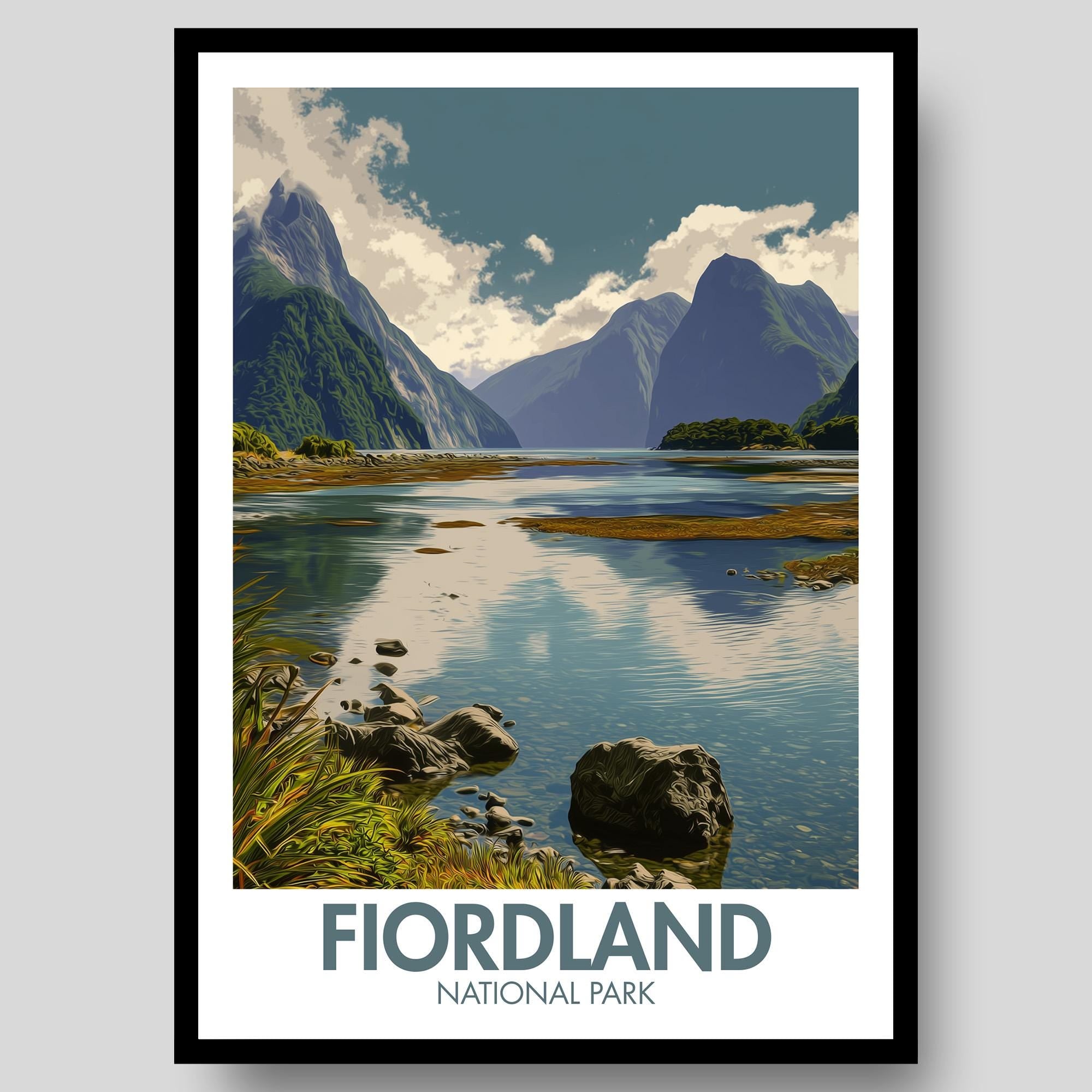Fiordland National Park Poster