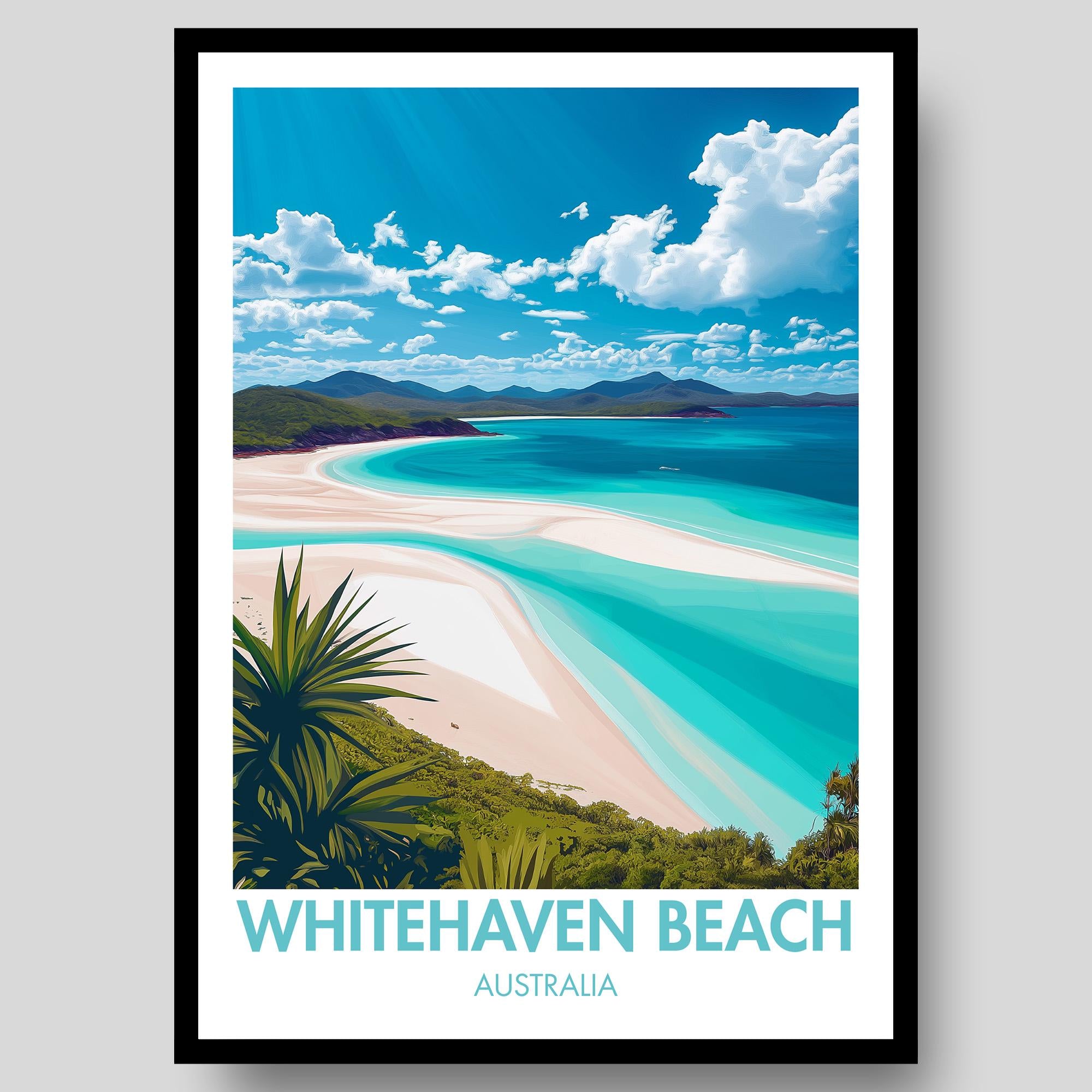 Whitehaven Beach Poster